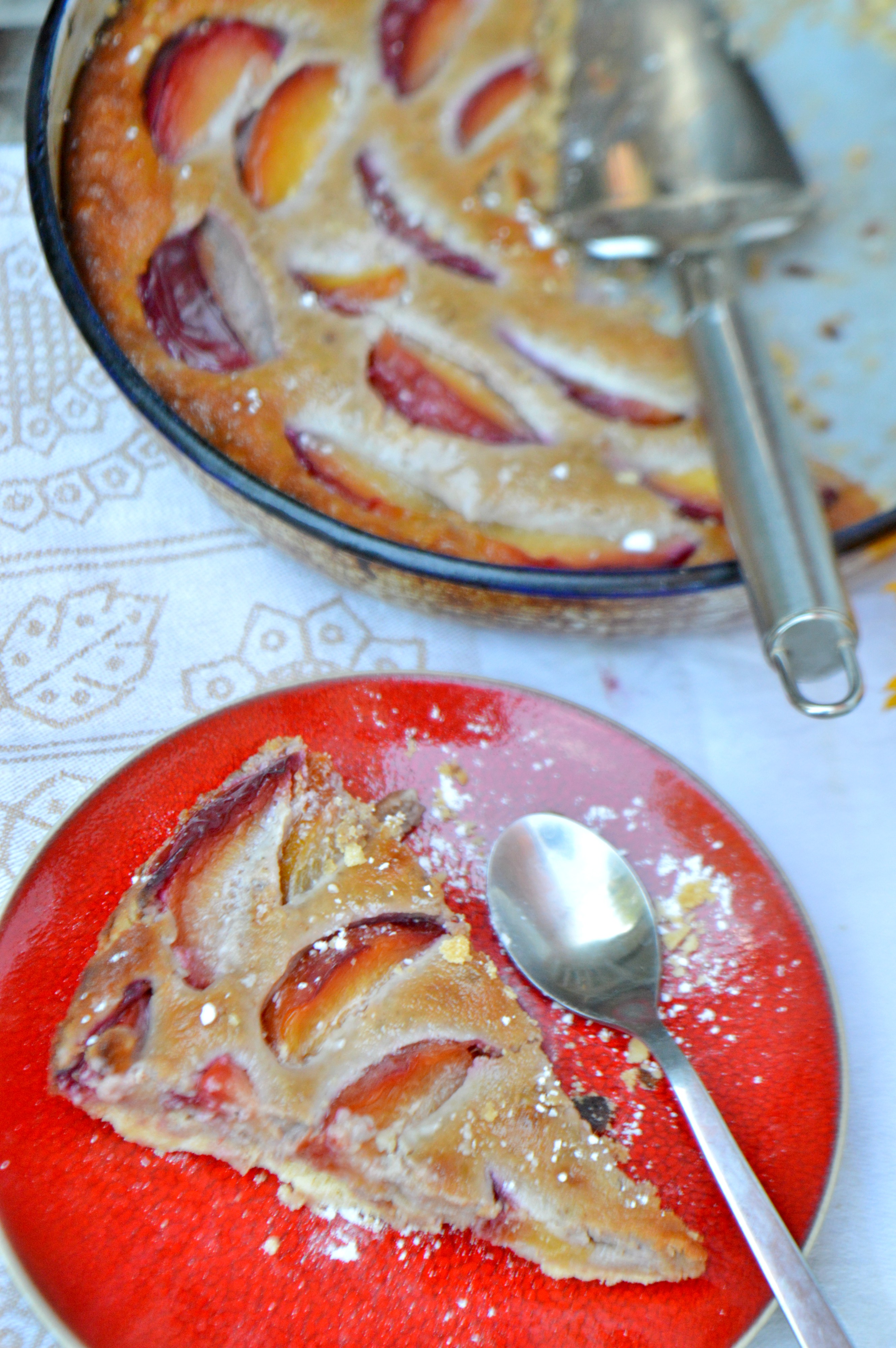 Plum Walnut Cake