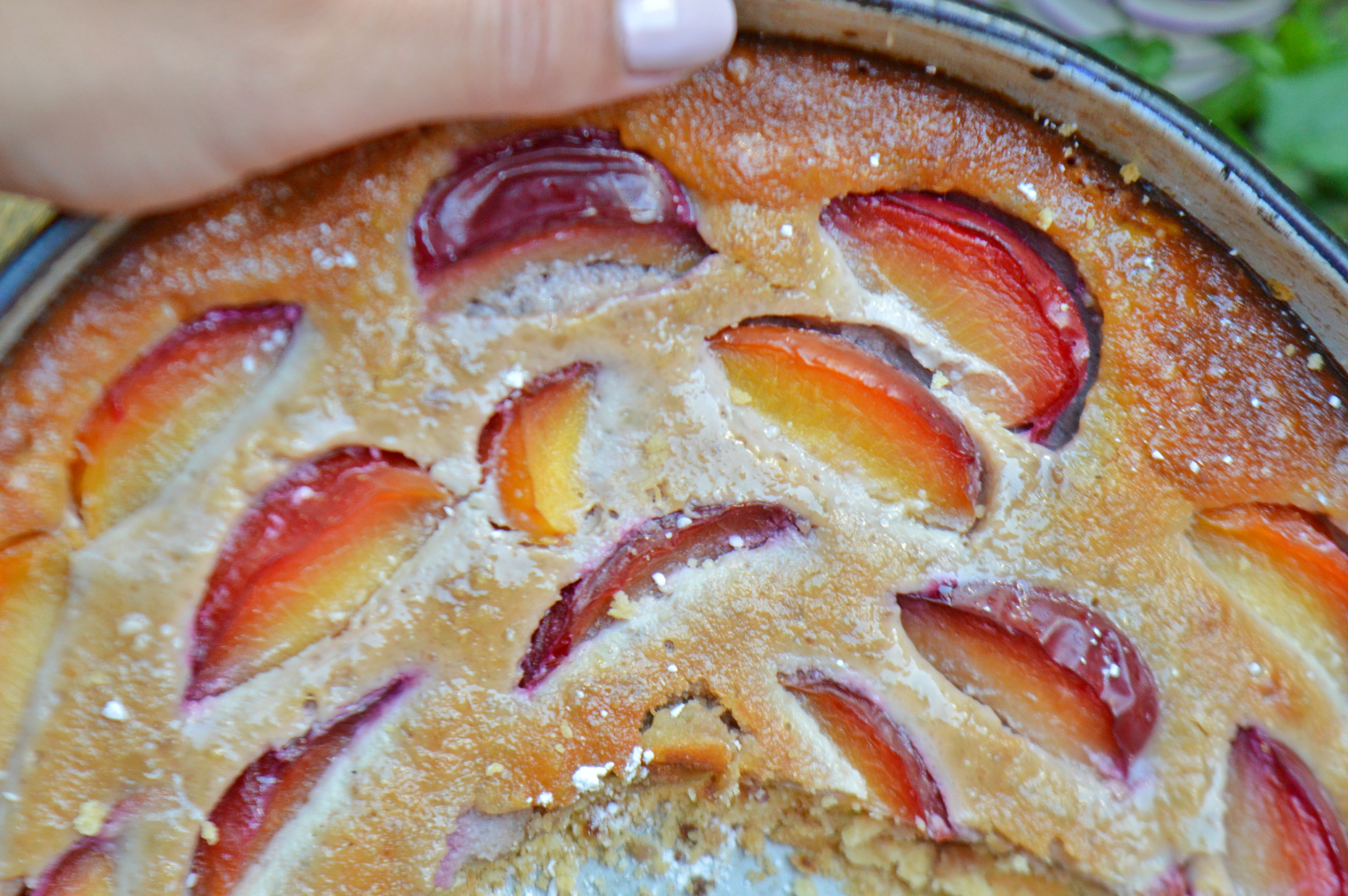 Plum Walnut Cake