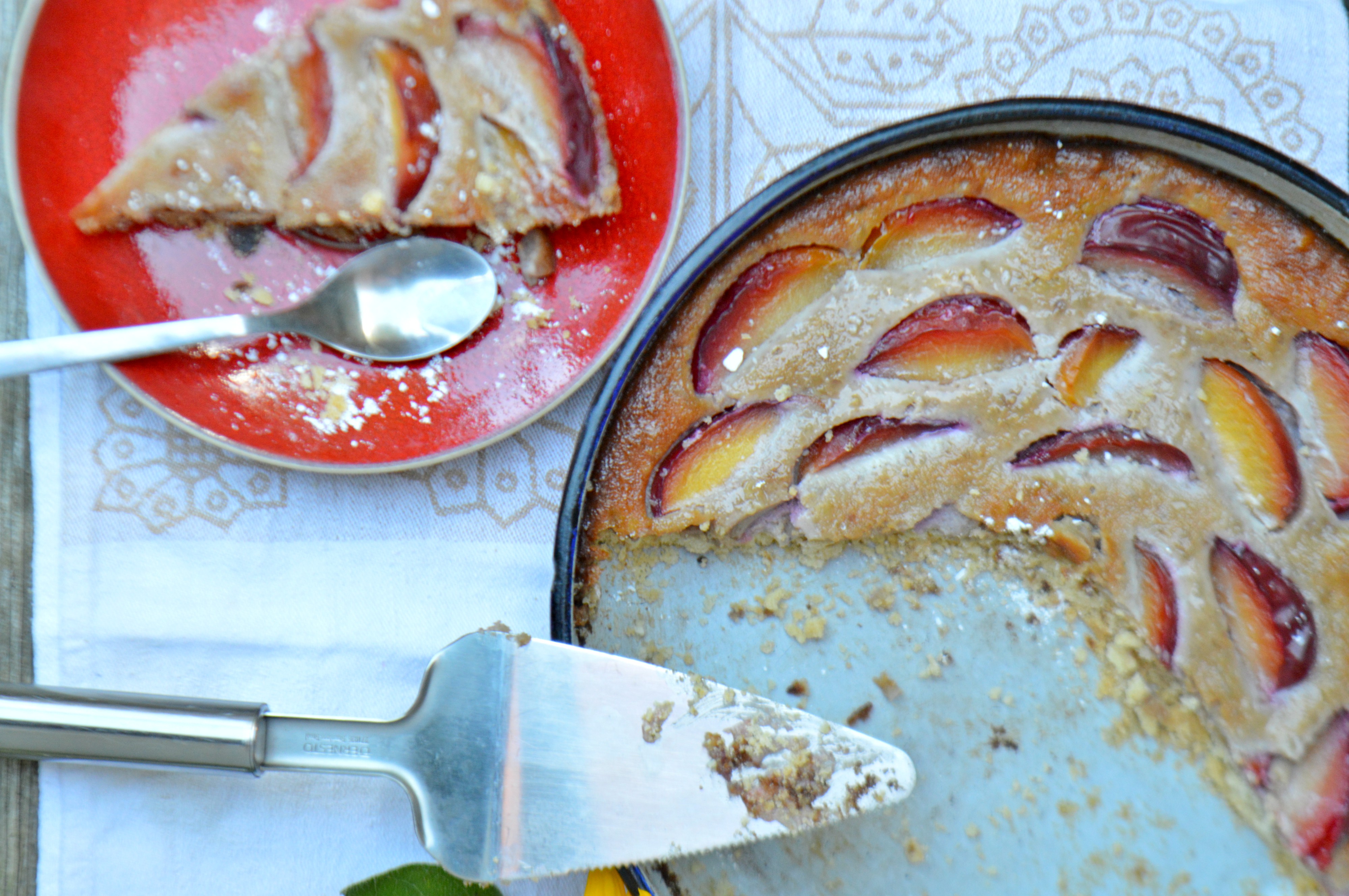 Plum Walnut Cake