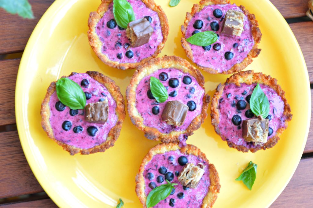 Blueberry Ice Cream Cups
