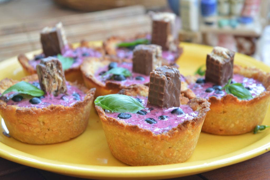 Blueberry Ice Cream Cups