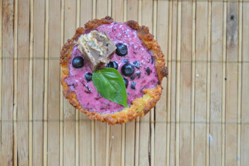 Blueberry Ice Cream Cups