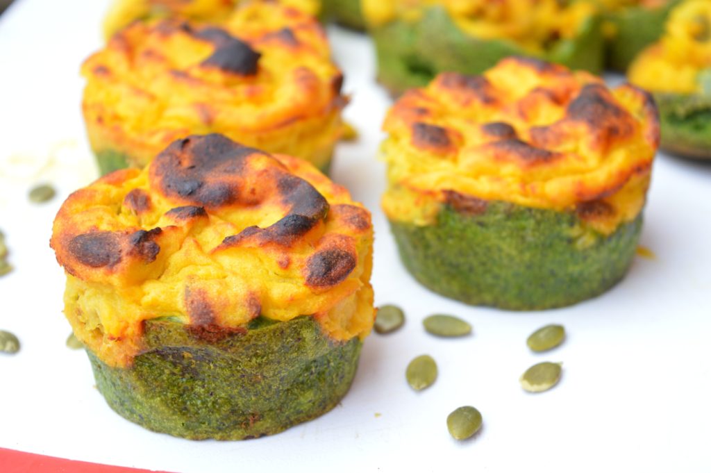 Spinach Pumpkin Cups
