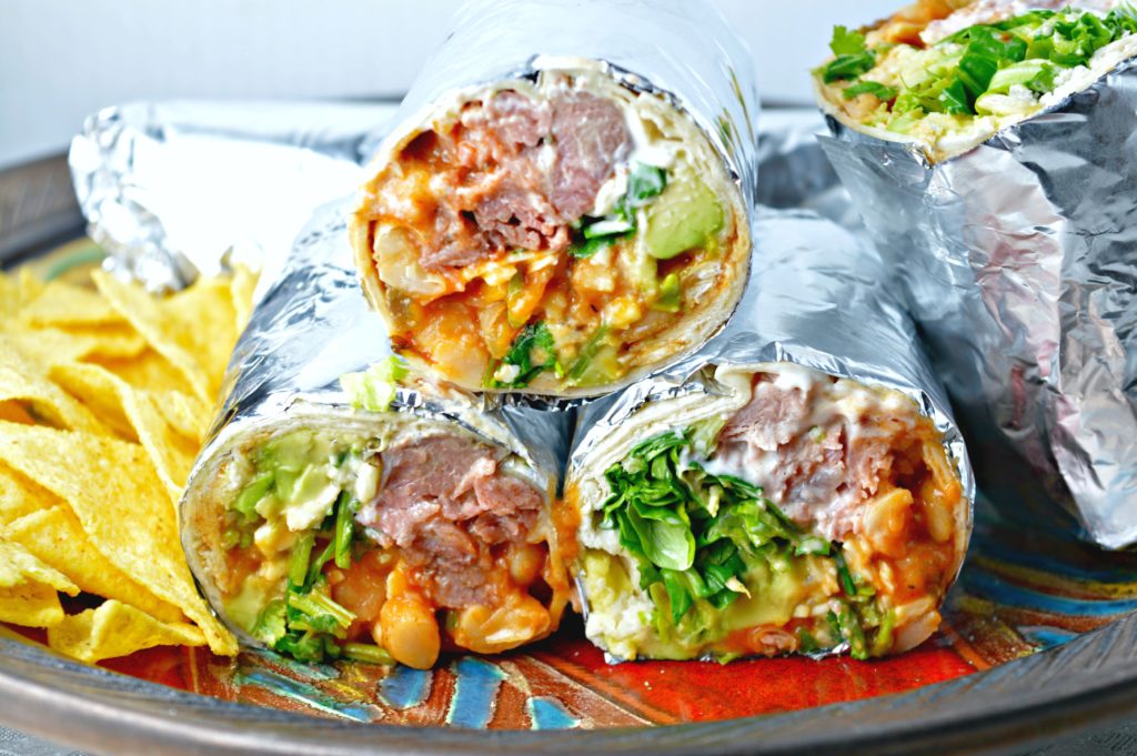Wild Boar Burritos