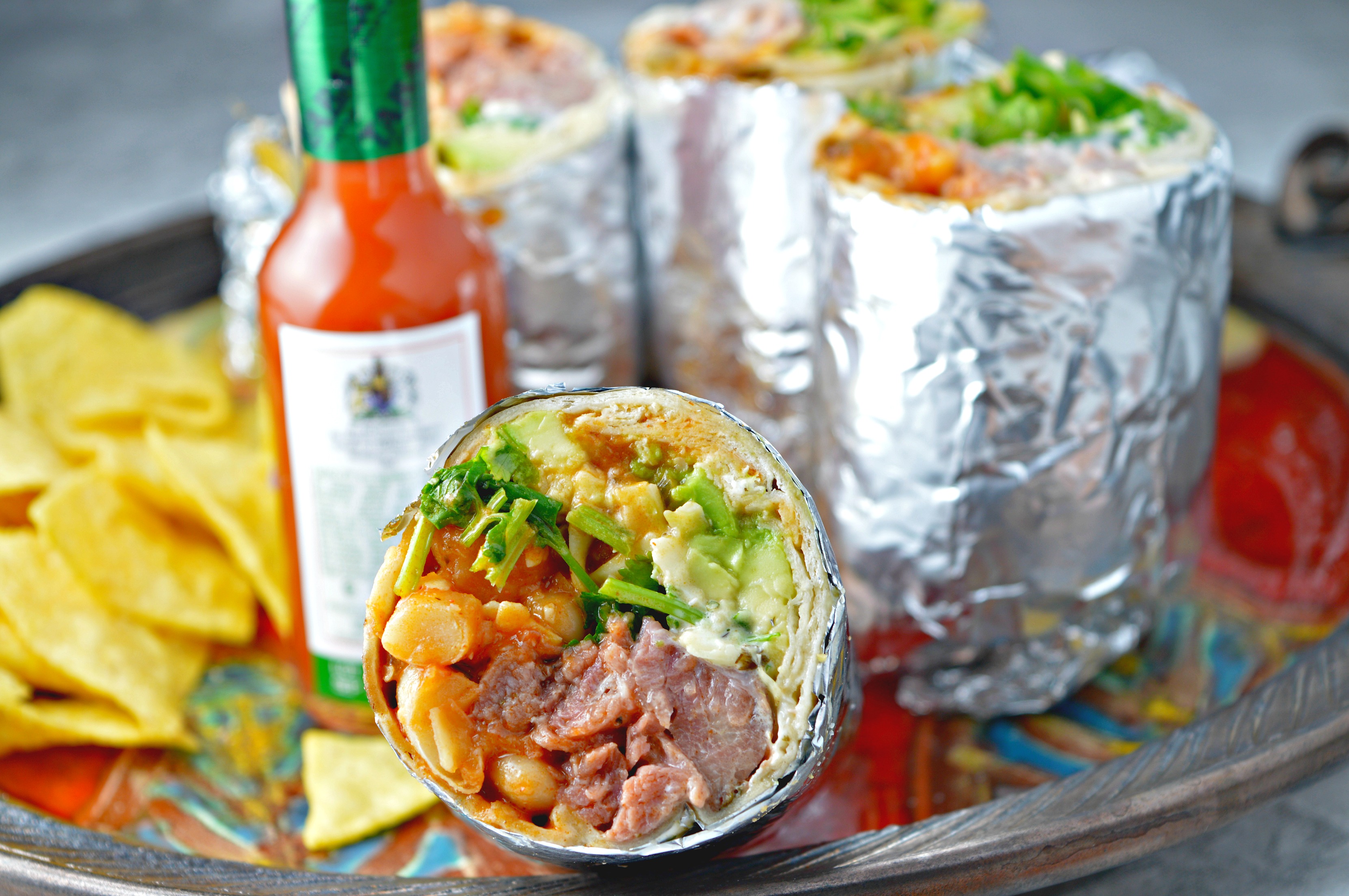 Wild Boar Burritos