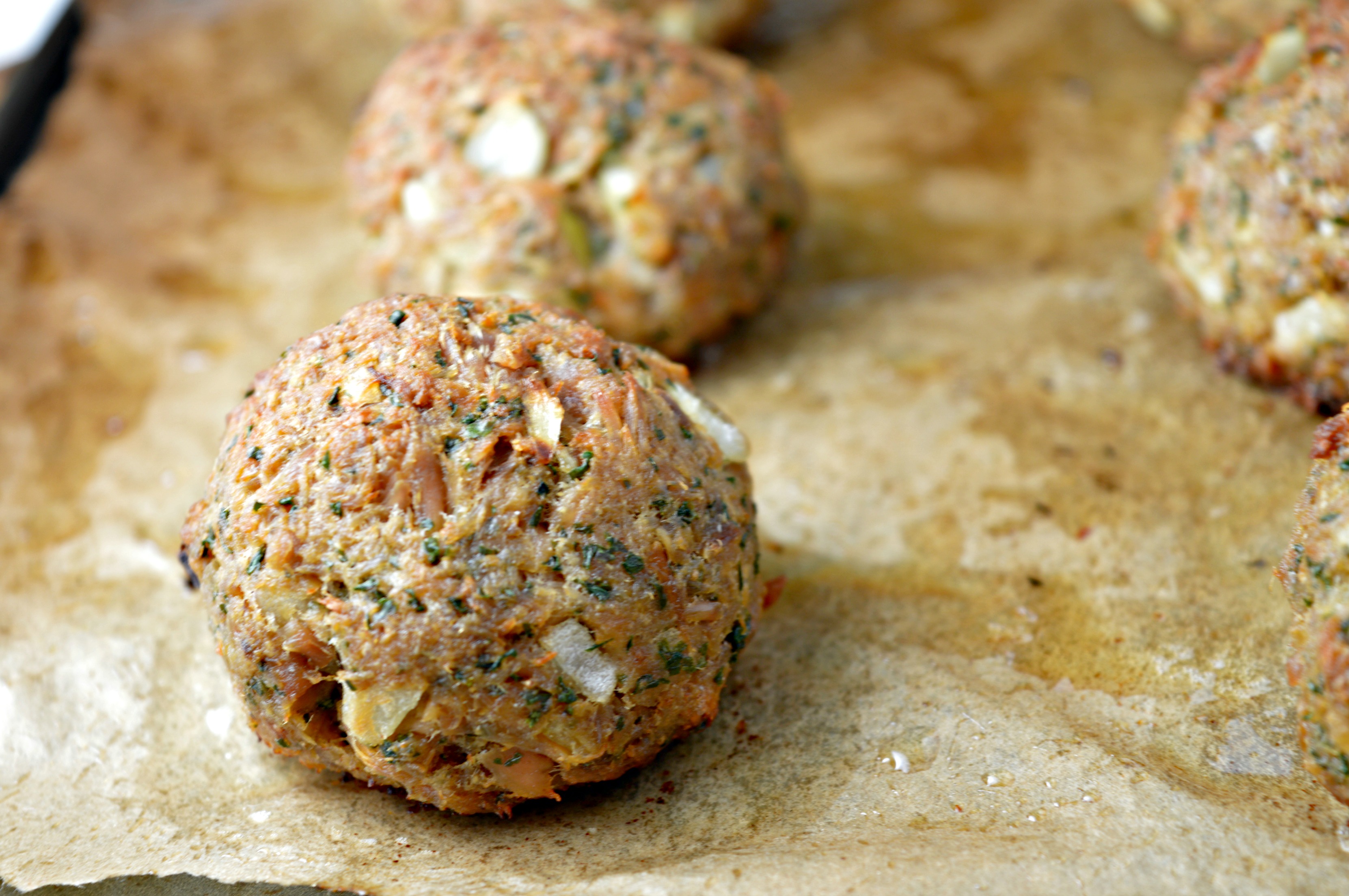 Baked Tuna Meatballs