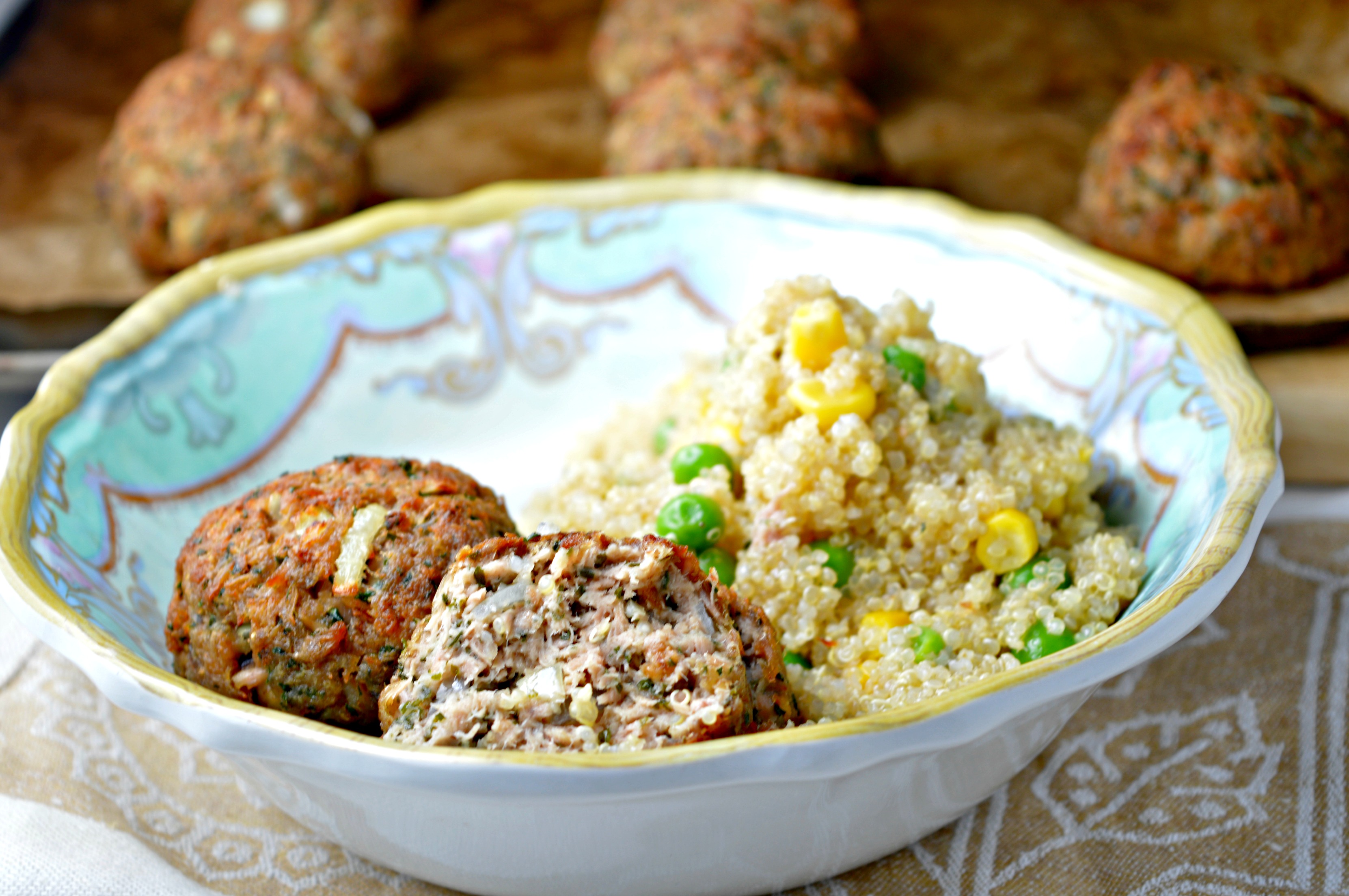 Baked Tuna Meatballs
