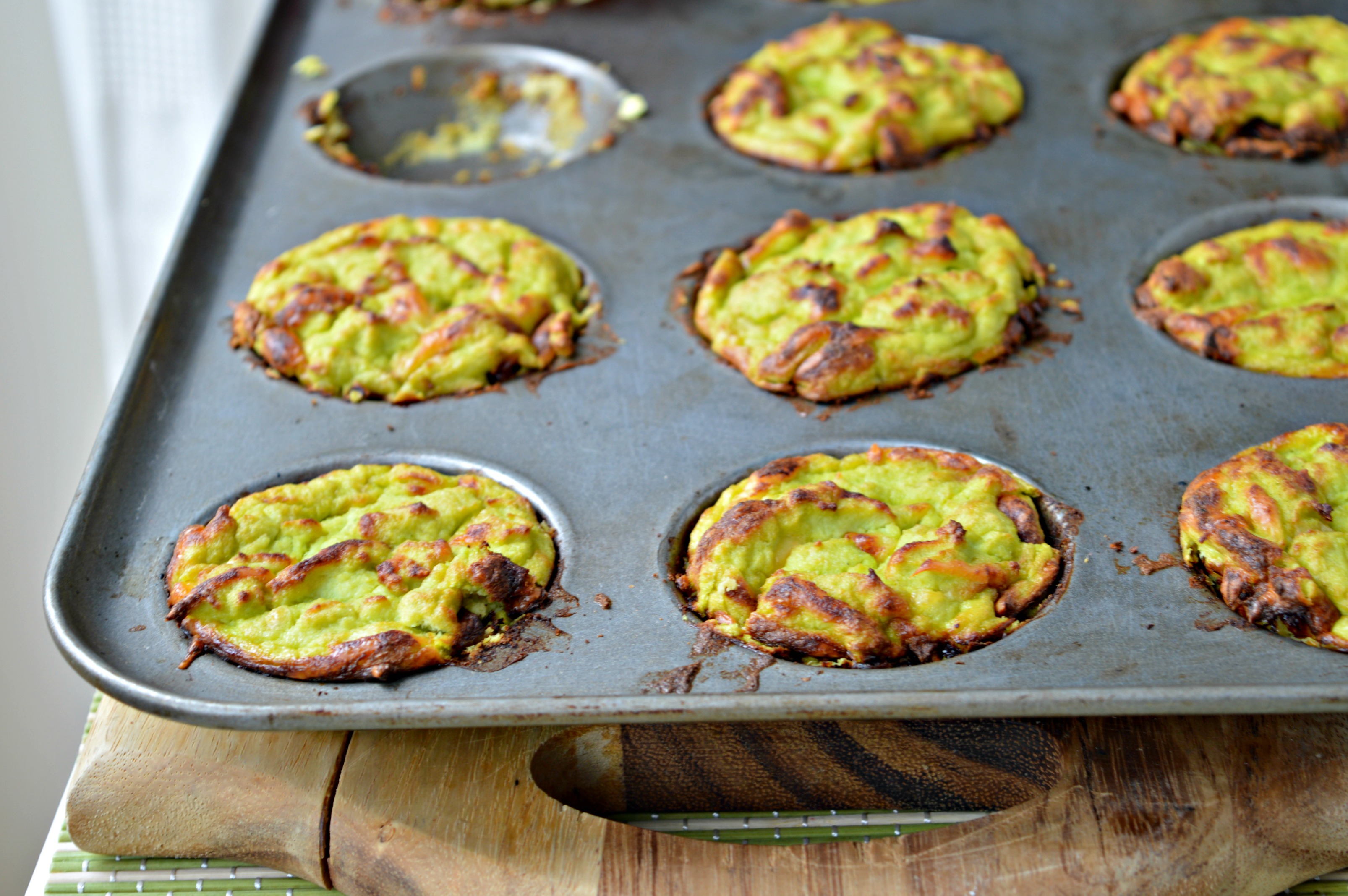 Cauliflower, Broccoli & Cheese Bites