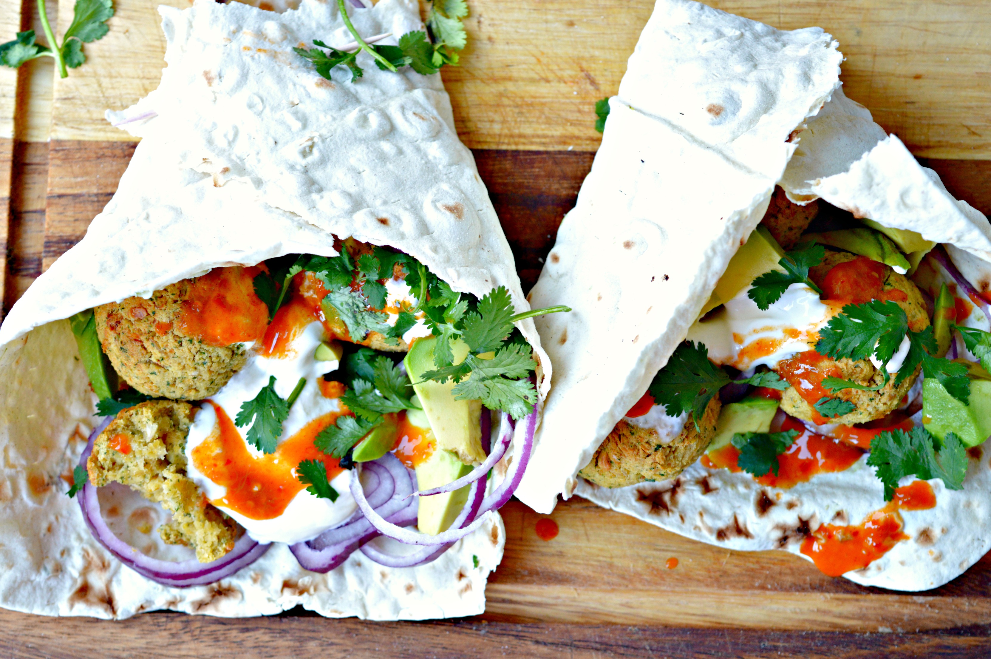 Easy Falafel Pita
