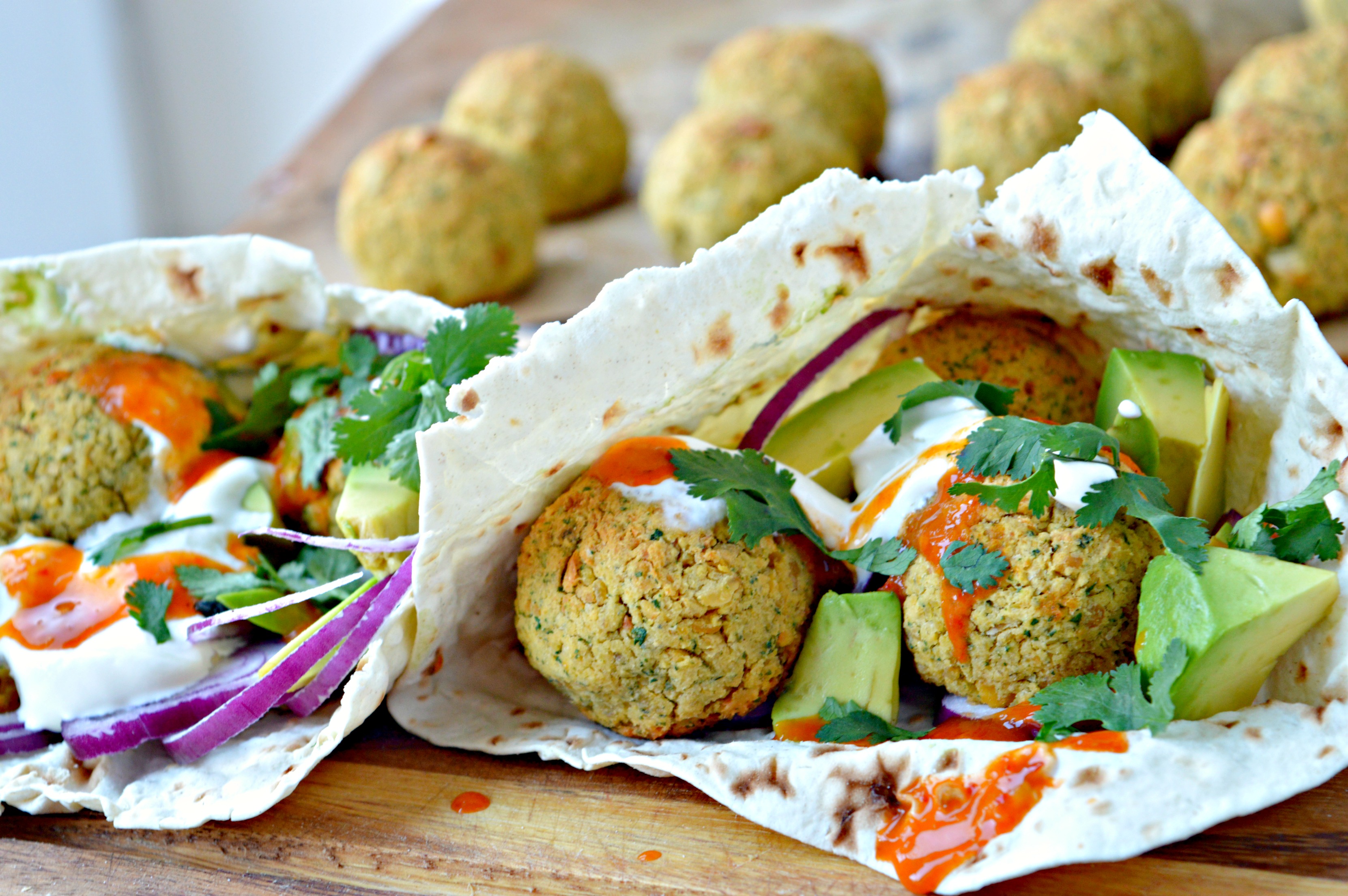 Easy Falafel Pita