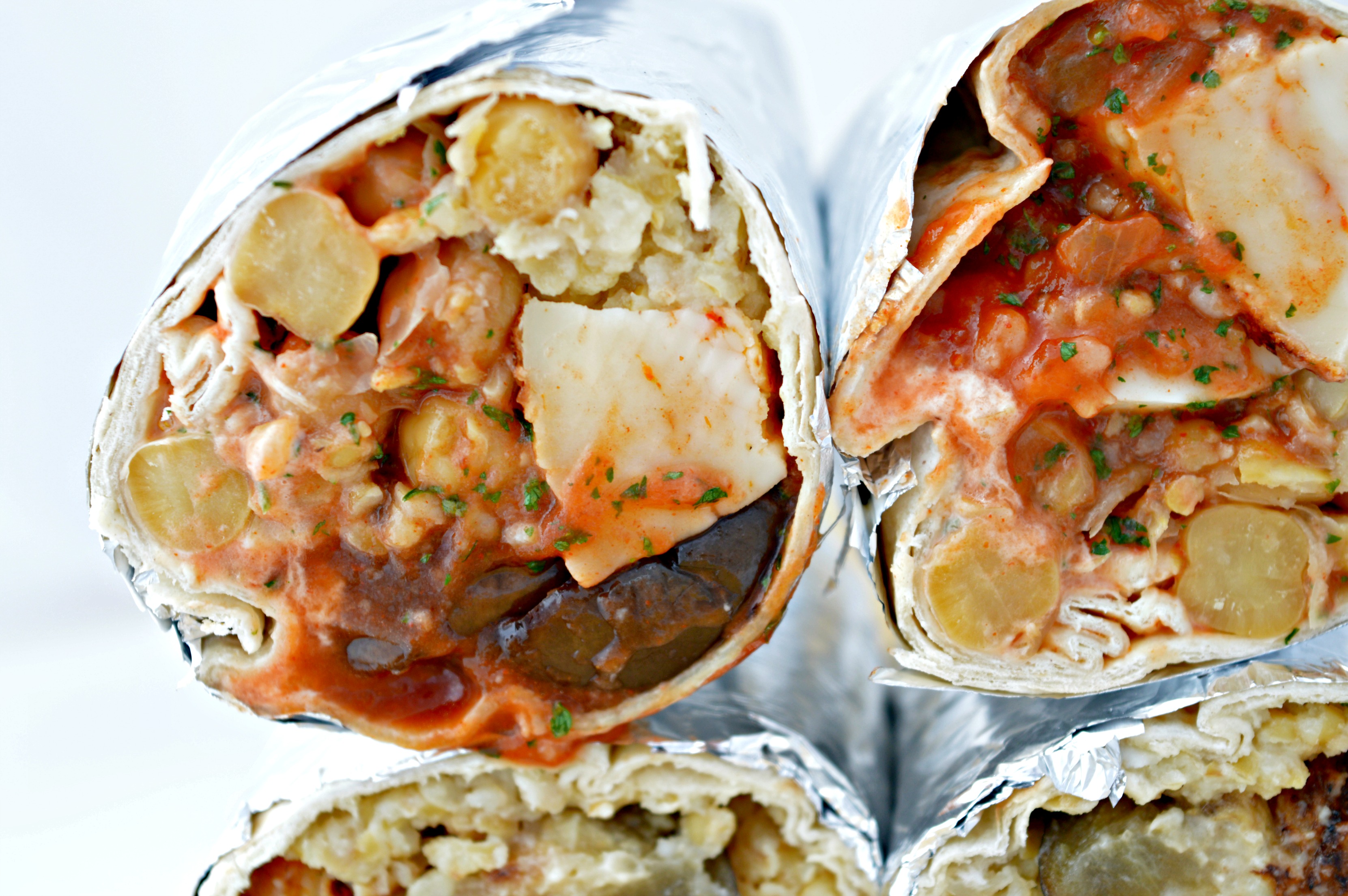 Grilled Vegetables & Bulgur Salad Wraps