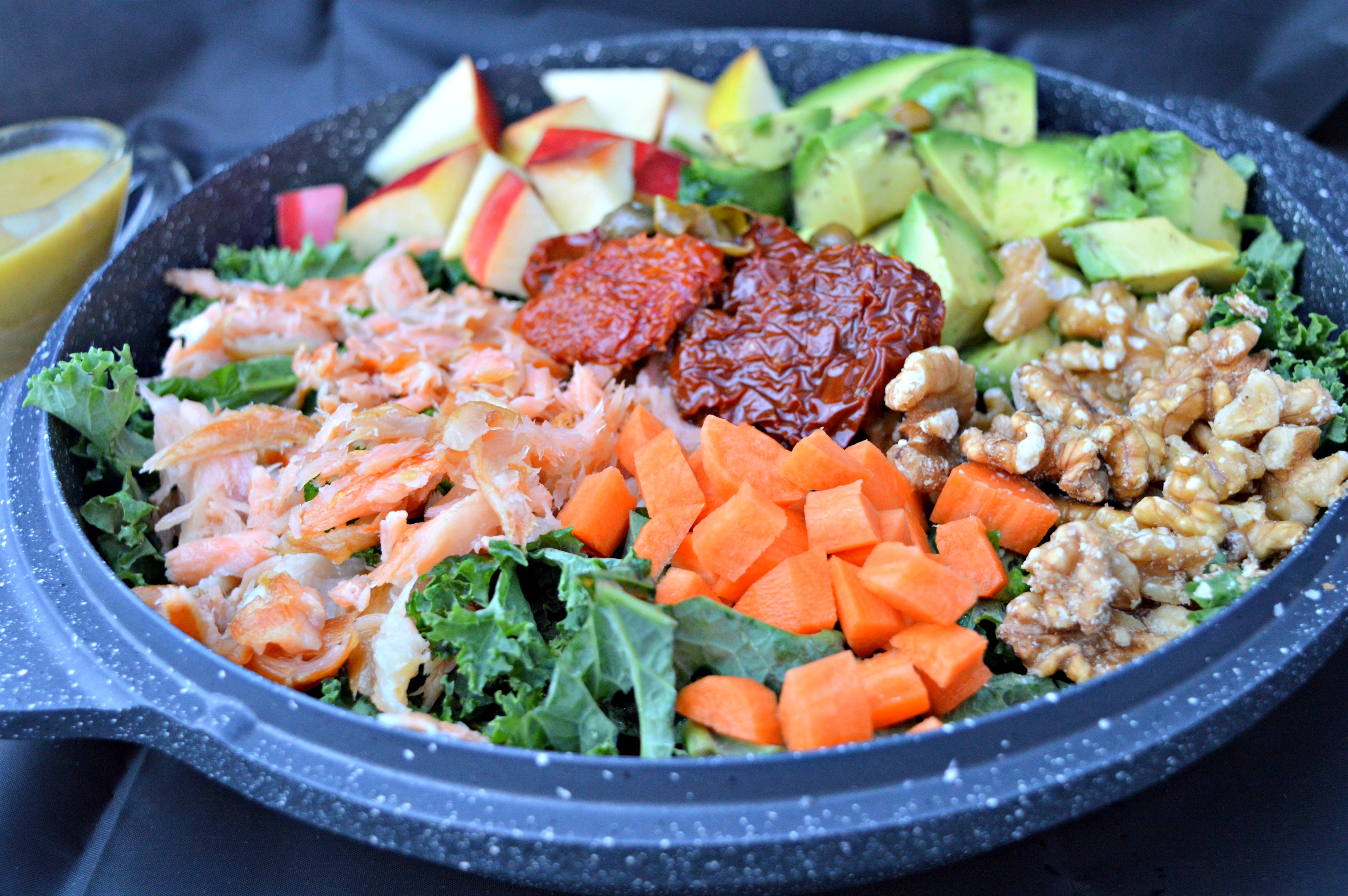 Smoked Salmon Kale Salad
