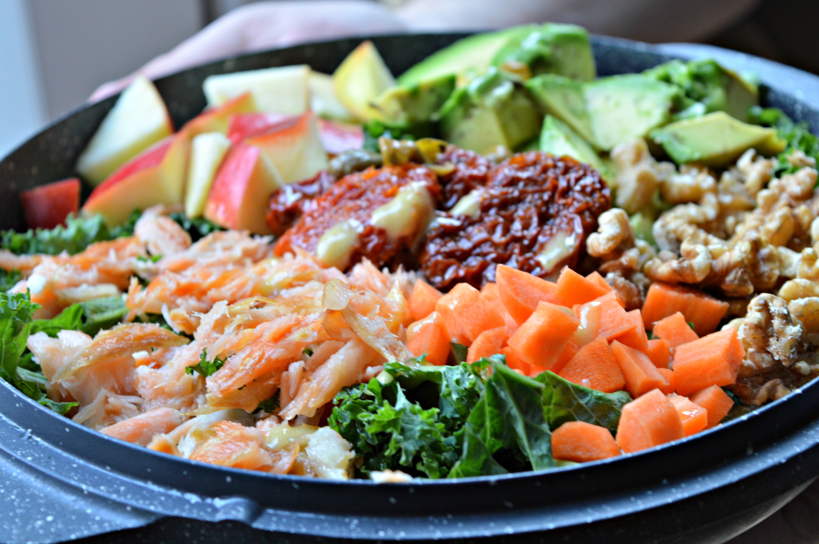 Smoked Salmon Kale Salad