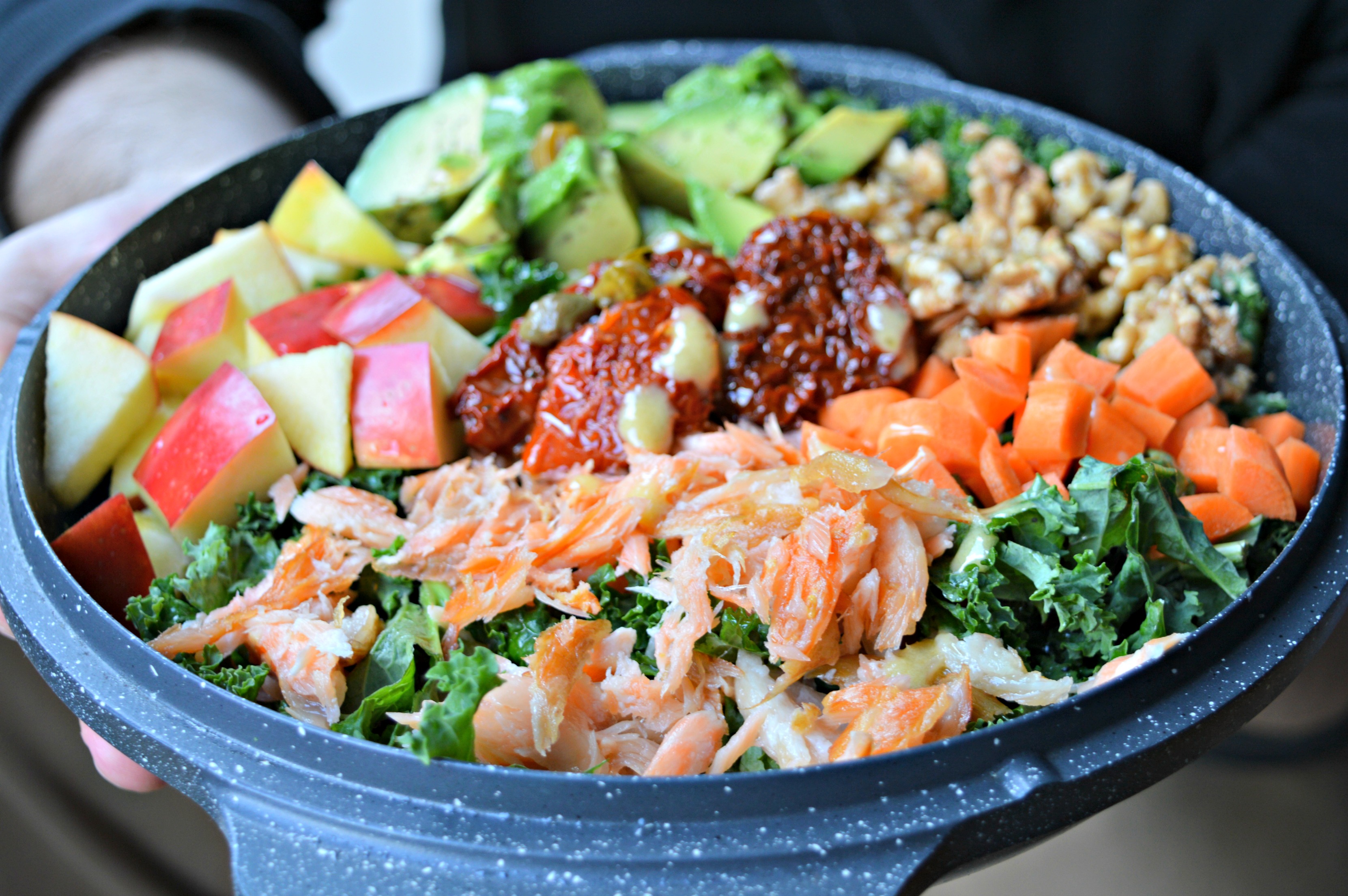 Smoked Salmon Kale Salad