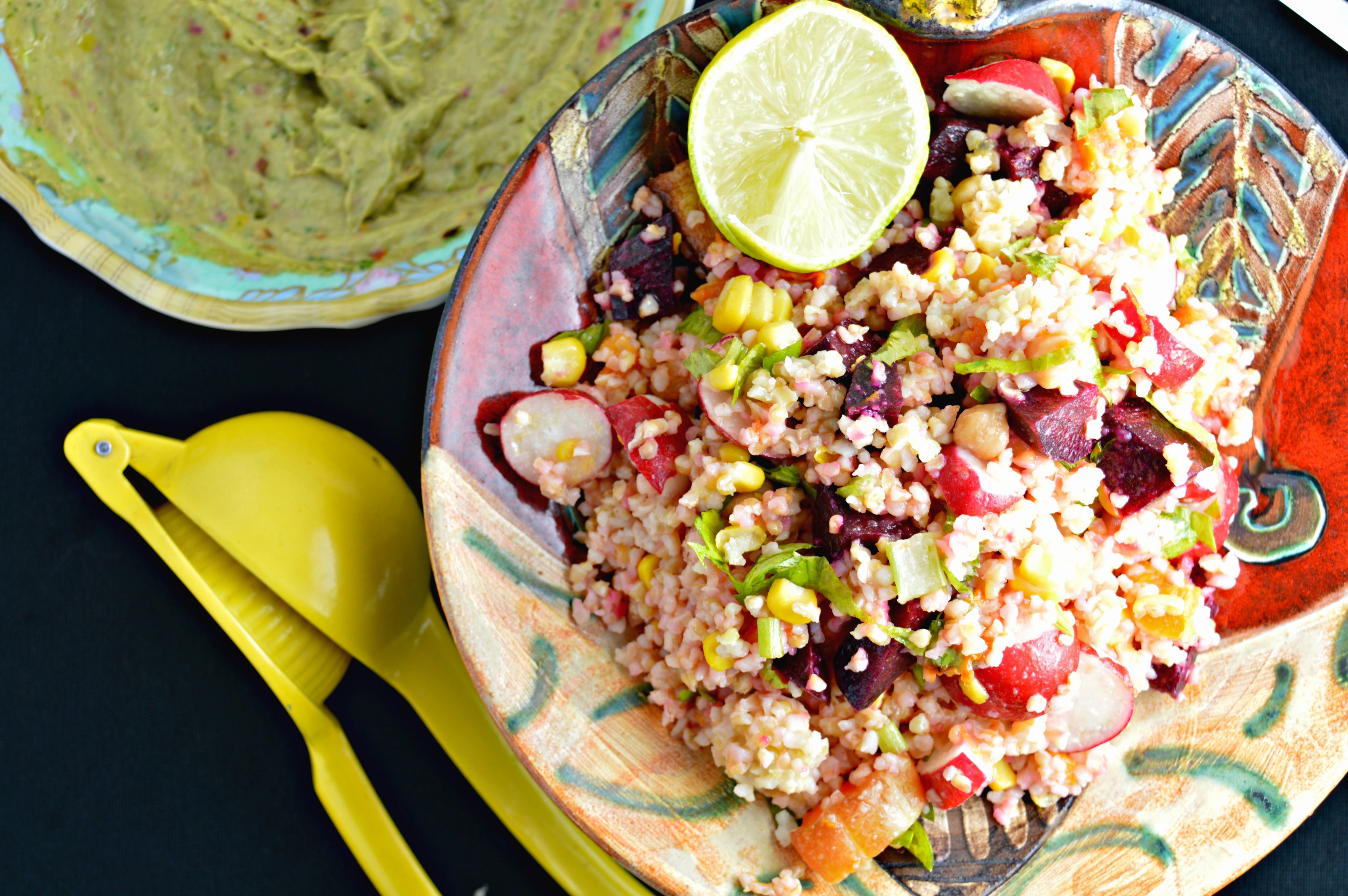 Butternut Squash & Root Veggies Bulgur Salad