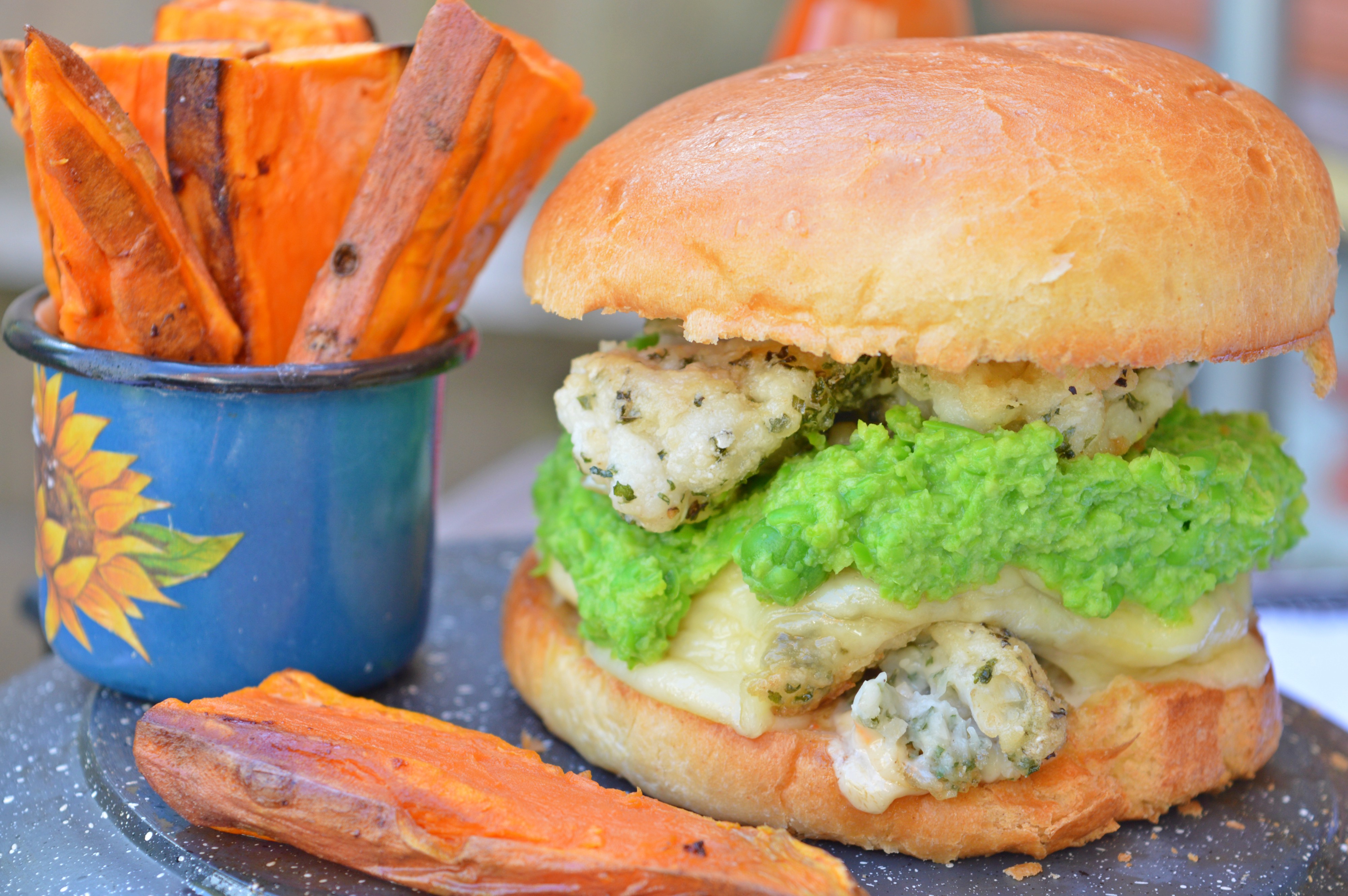 Succulent Cod Burger