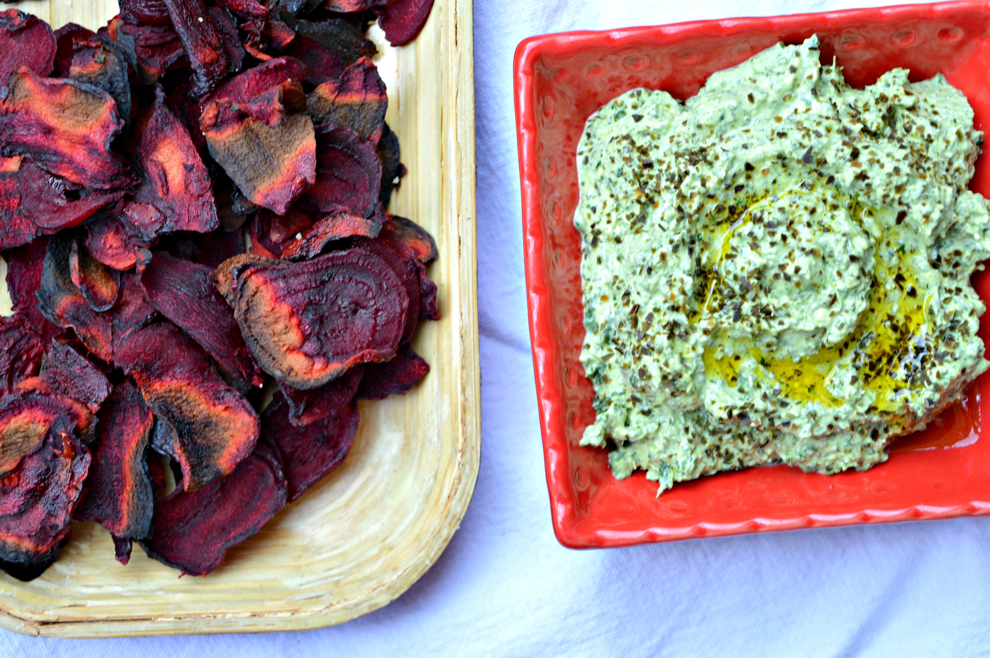 Roasted Kale & Feta Cheese Dip