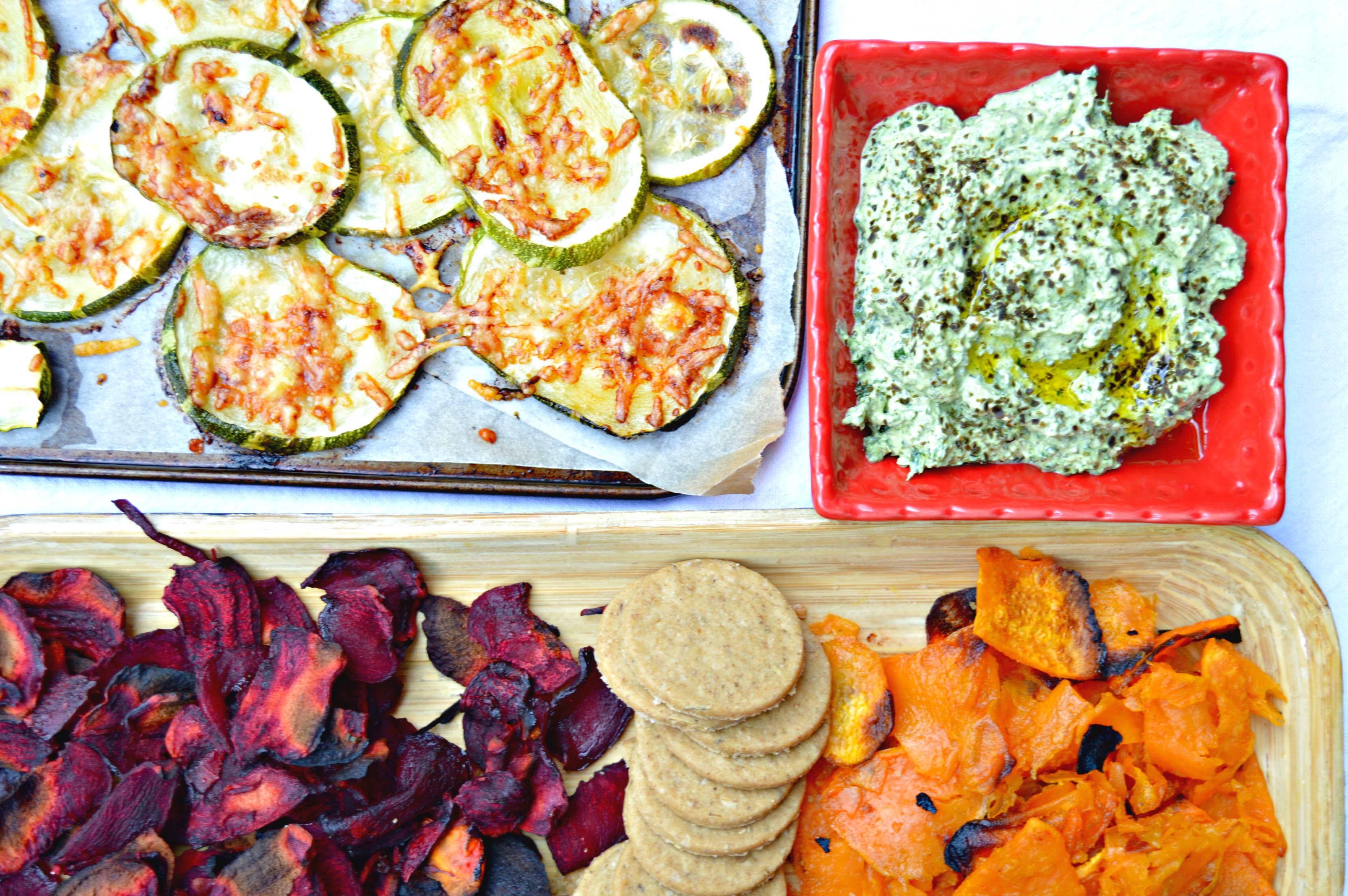 Roasted Kale & Feta Cheese Dip