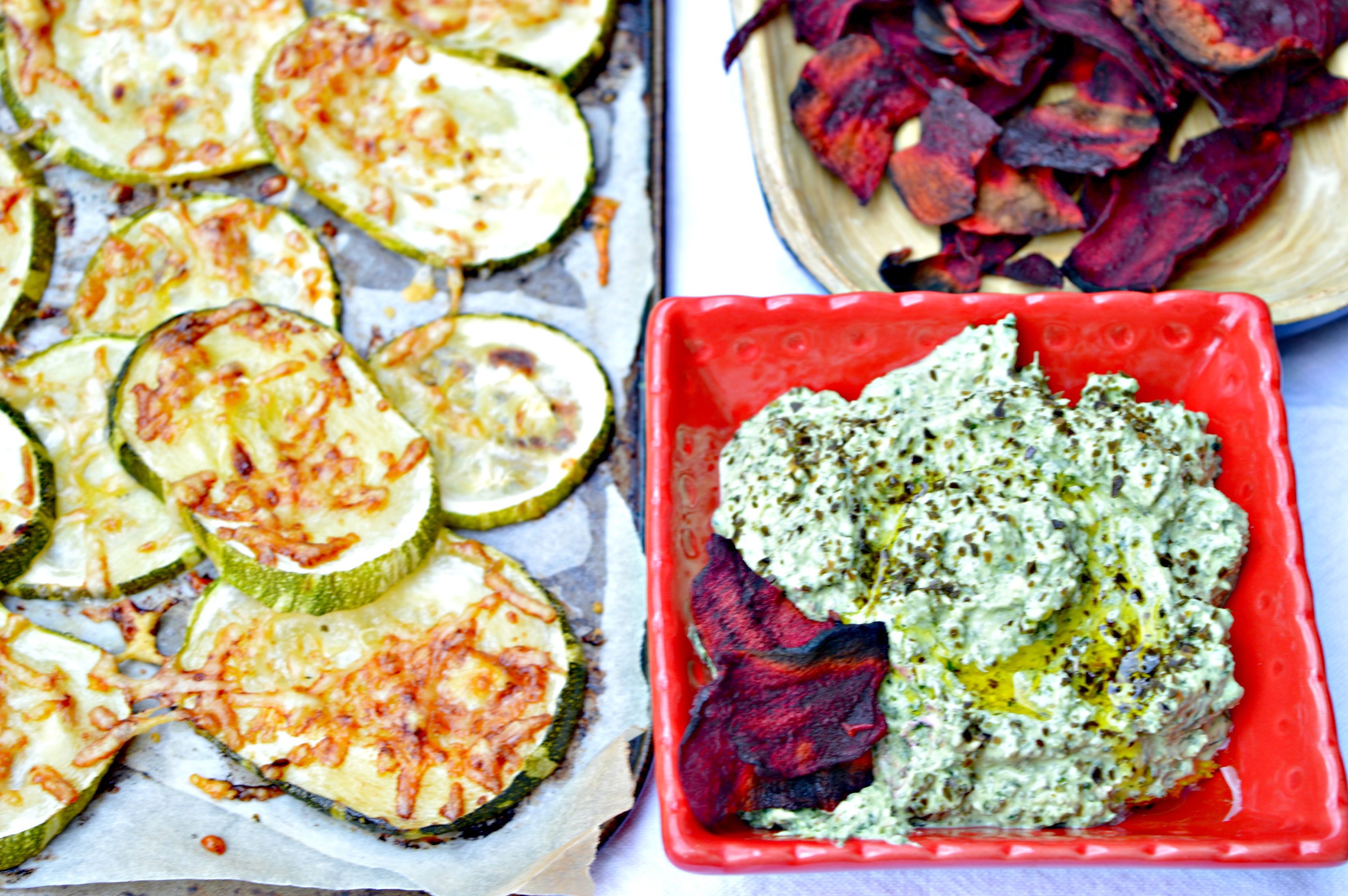 Roasted Kale & Feta Cheese Dip