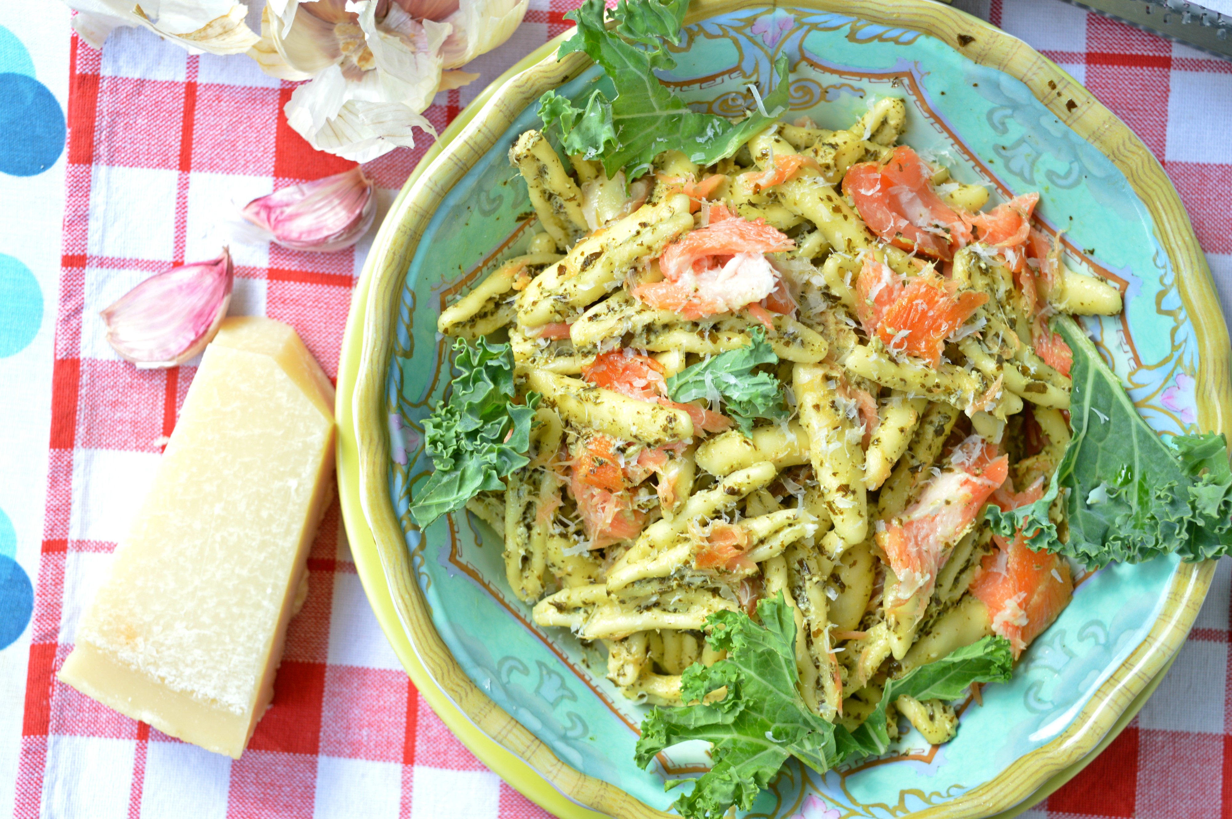 Kale & Smoked Salmon Pasta
