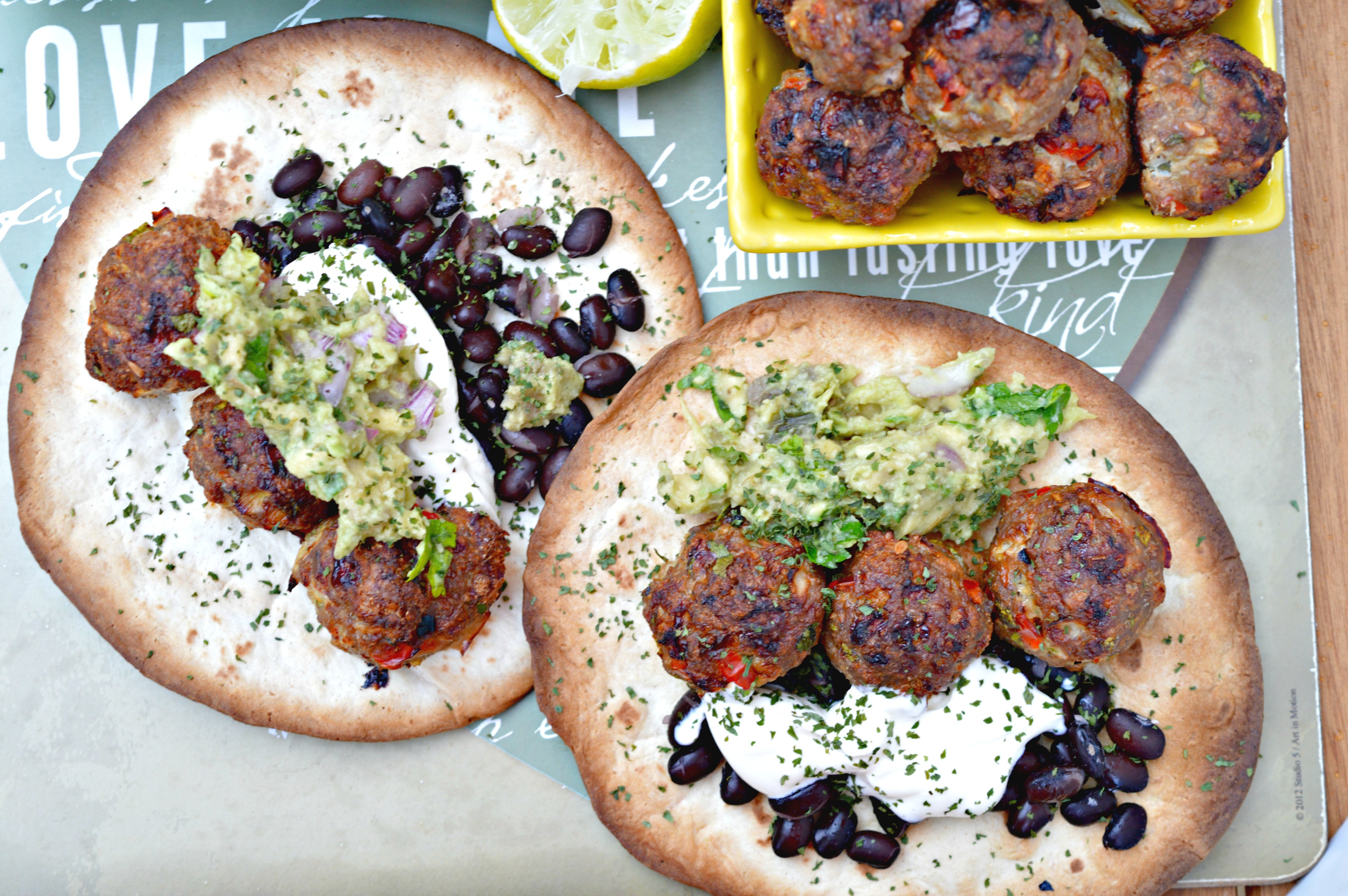 Turkey Meatballs Tacos
