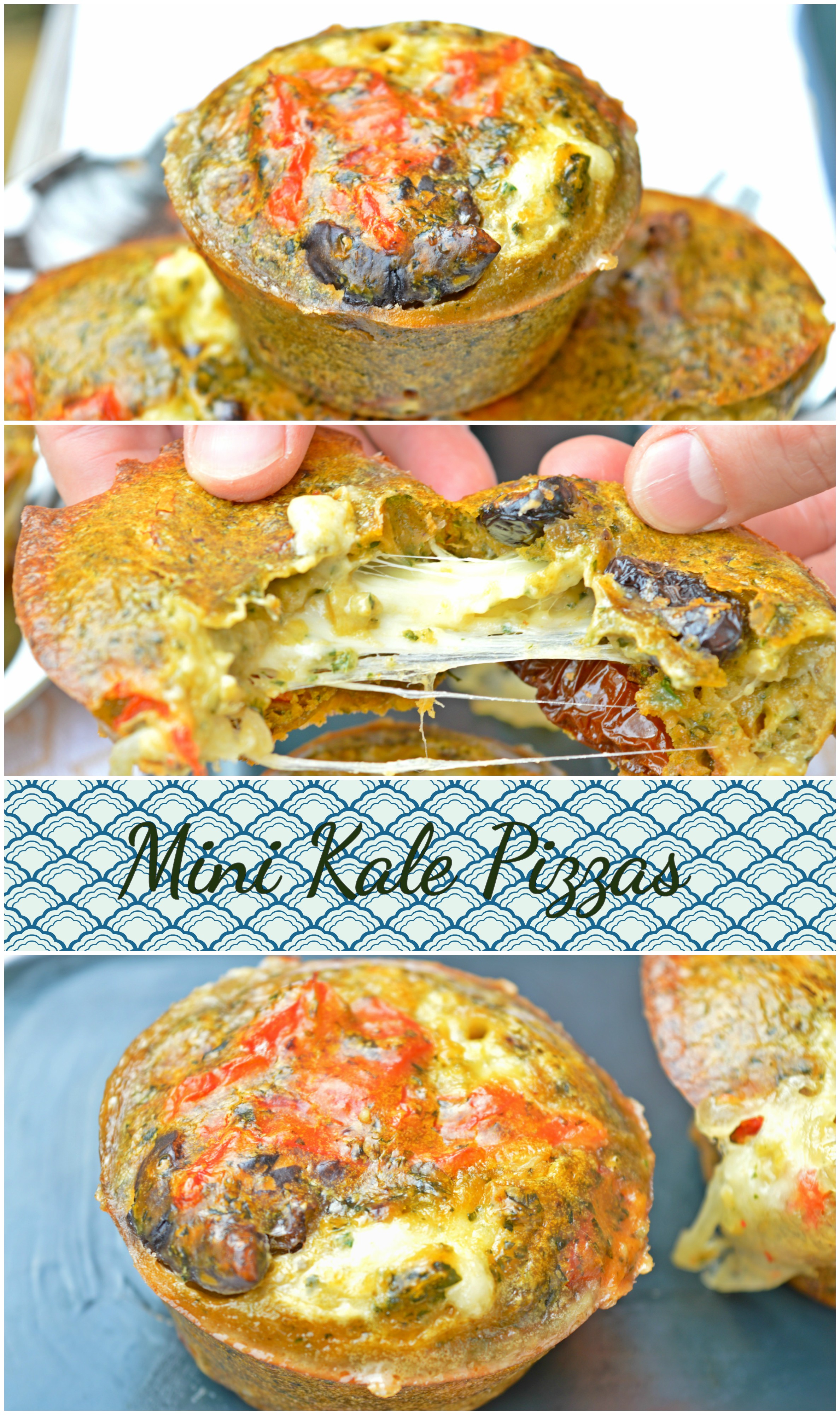 Mini Kale Pizzas