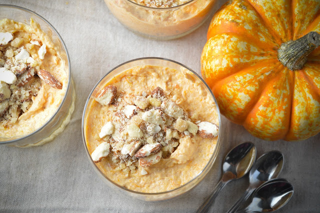 No-sugar Pumpkin Banana Cheesecake