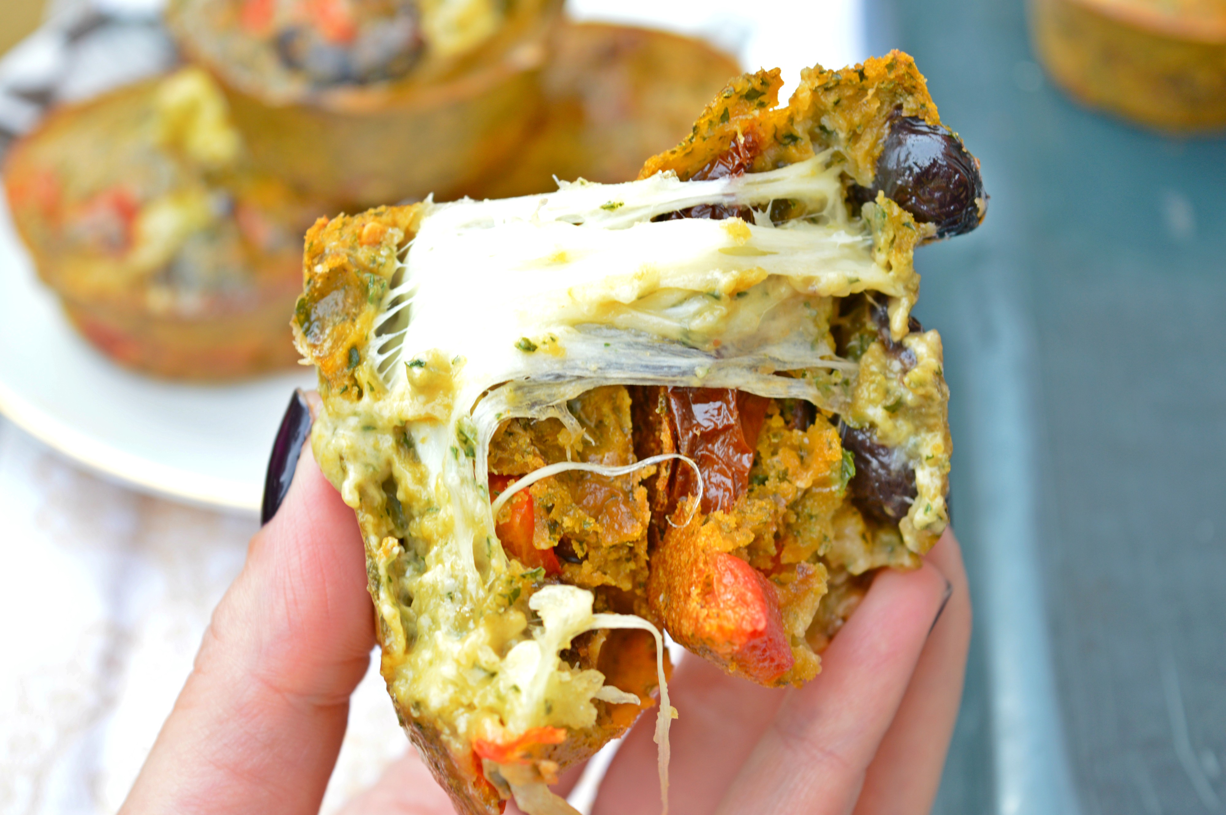 Mini Kale Pizzas