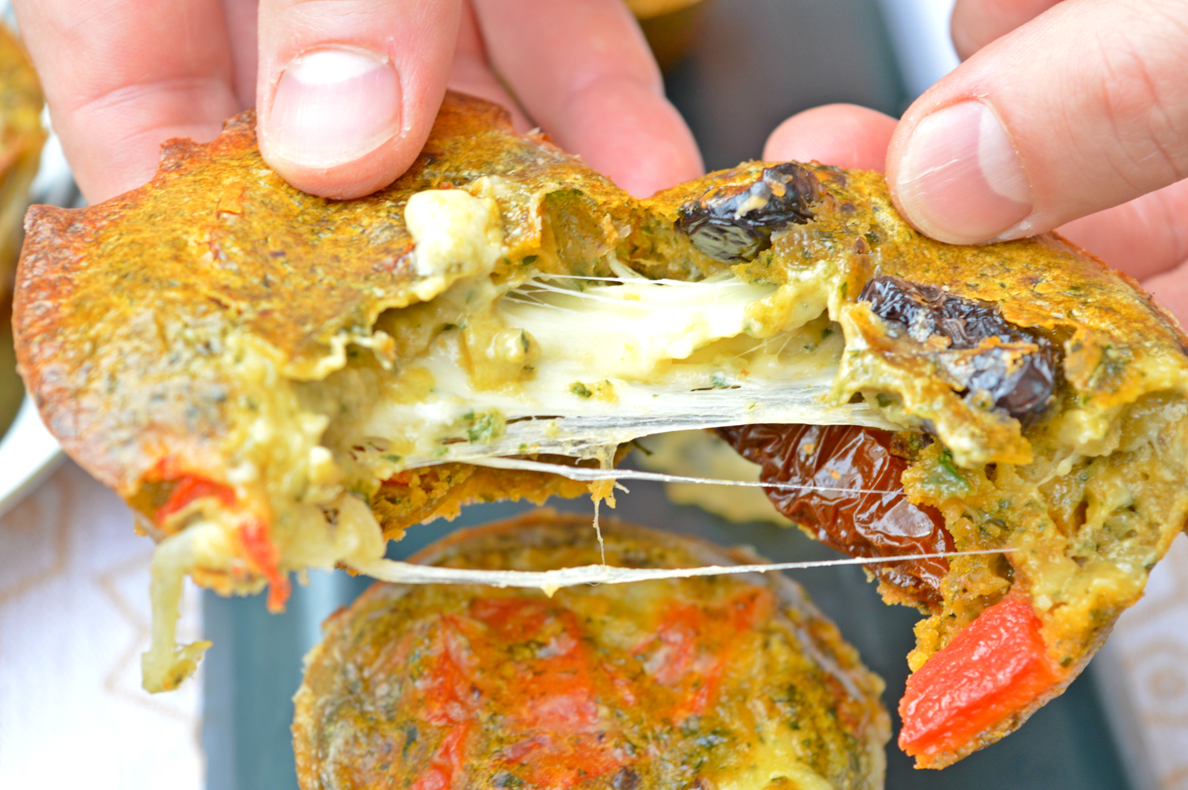 Mini Kale Pizzas