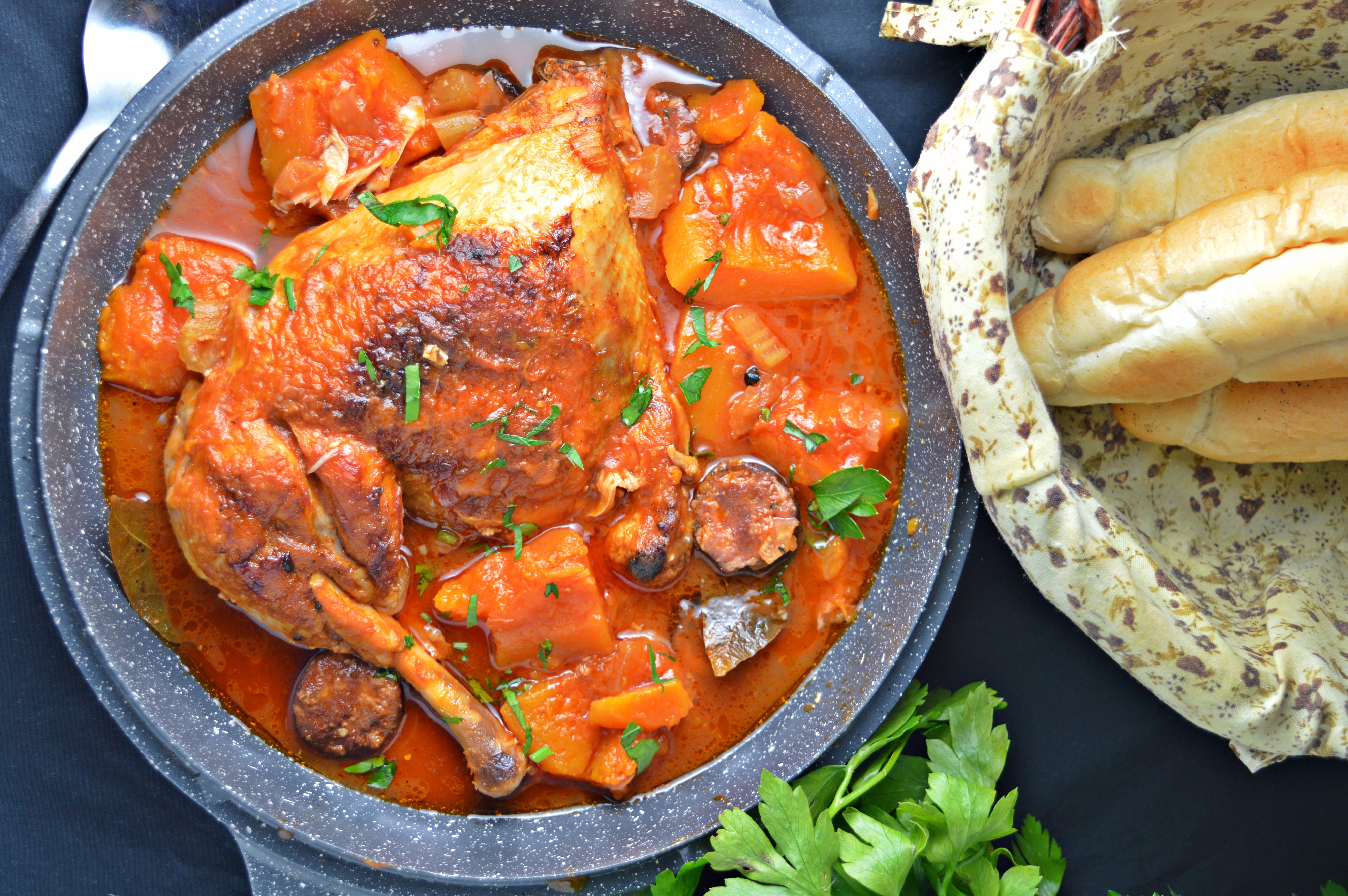 Pumpkin & Chicken Casserole