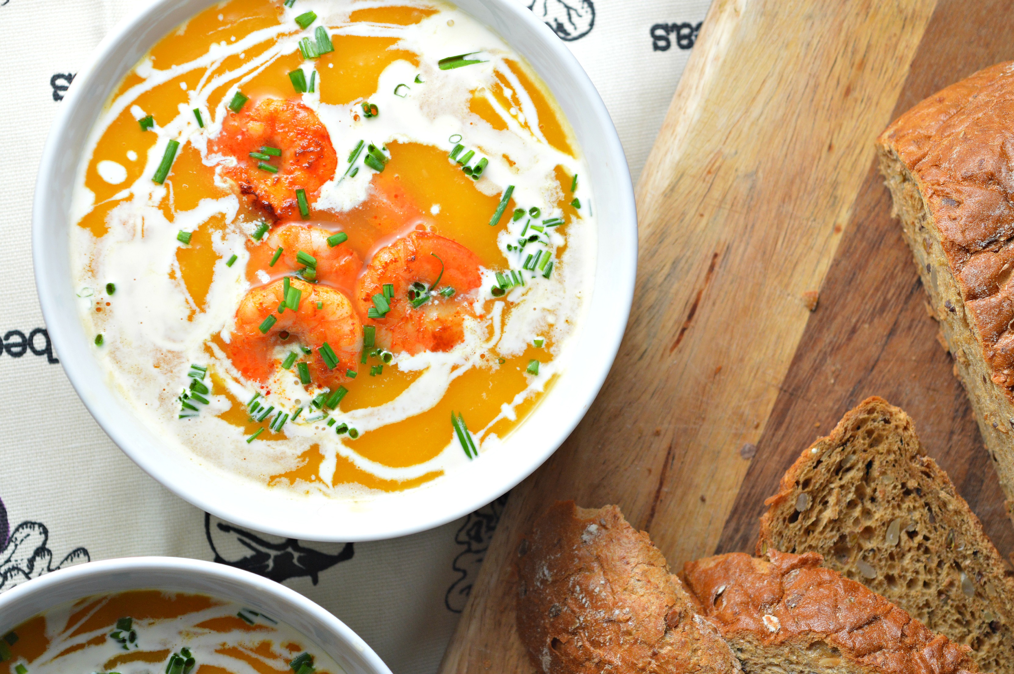 Pumpkin & Shrimp Soup