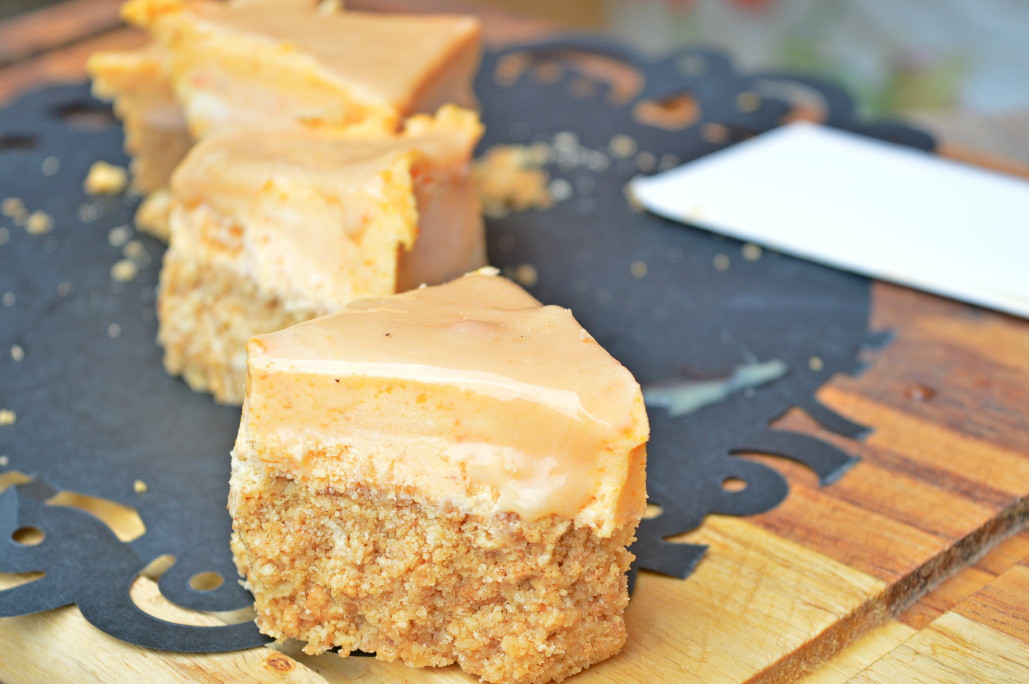 Salted Caramel Pumpkin Cheesecake