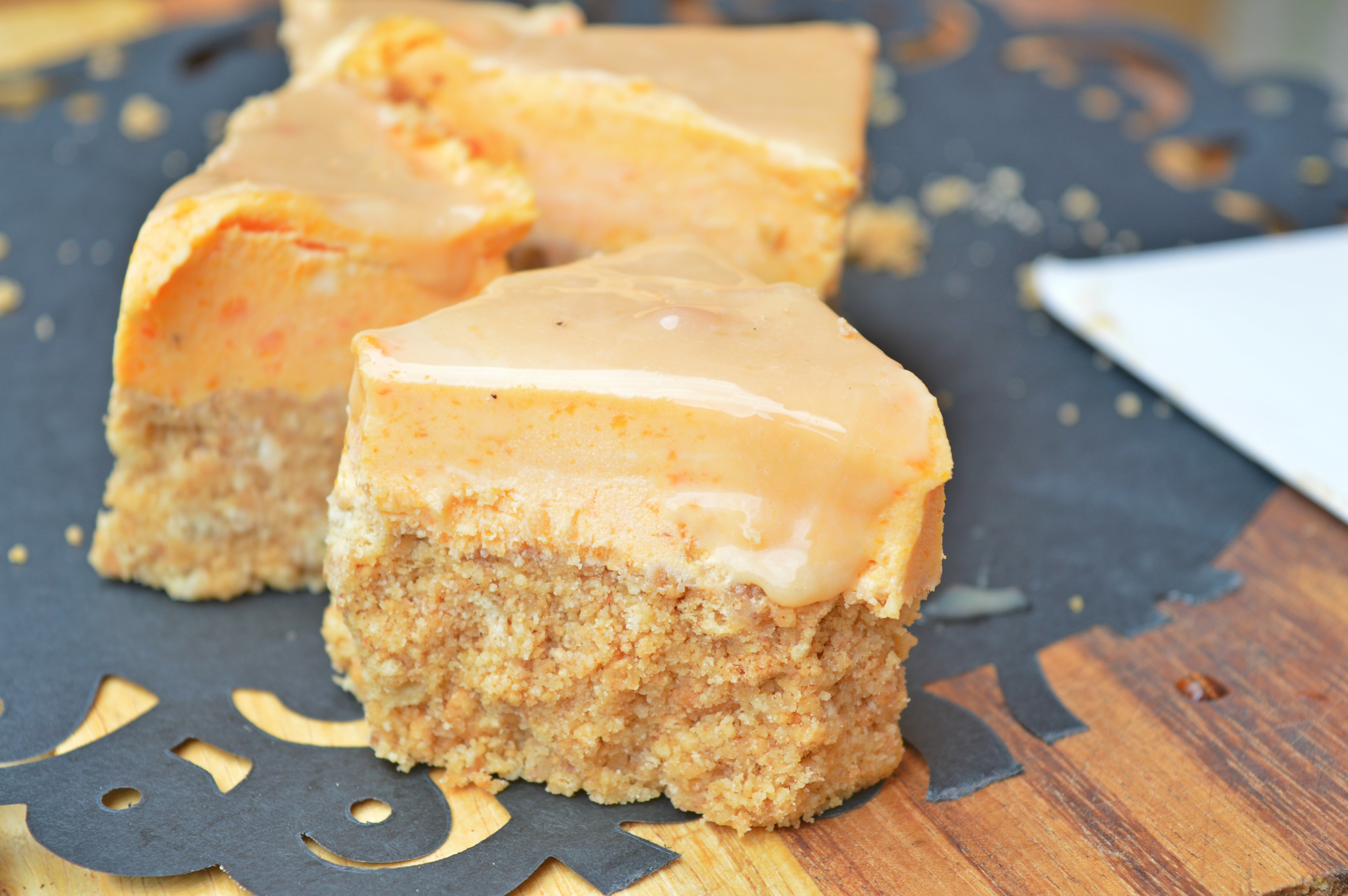 Salted Caramel Pumpkin Cheesecake