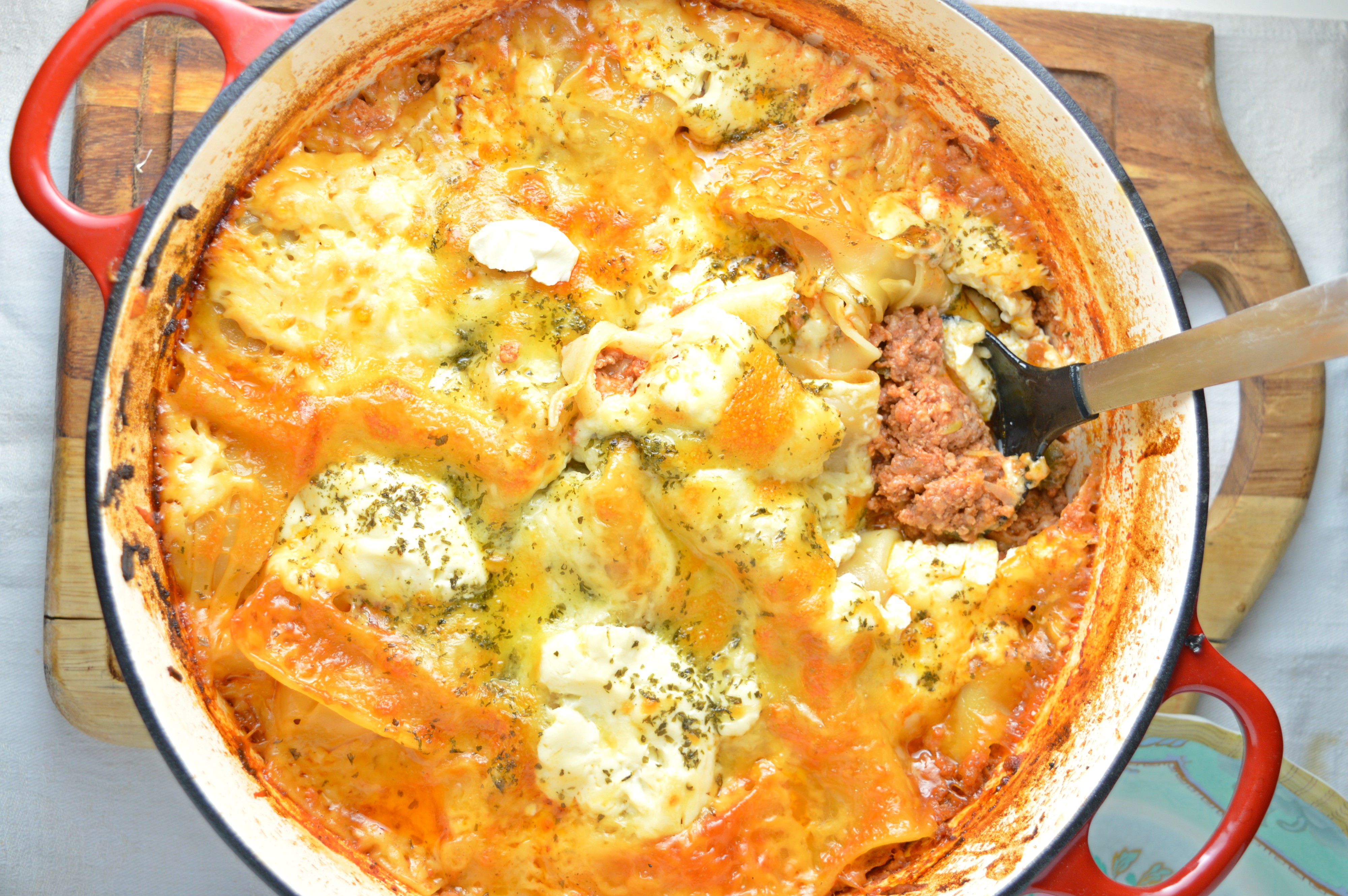 Delicious One Pot Lasagna
