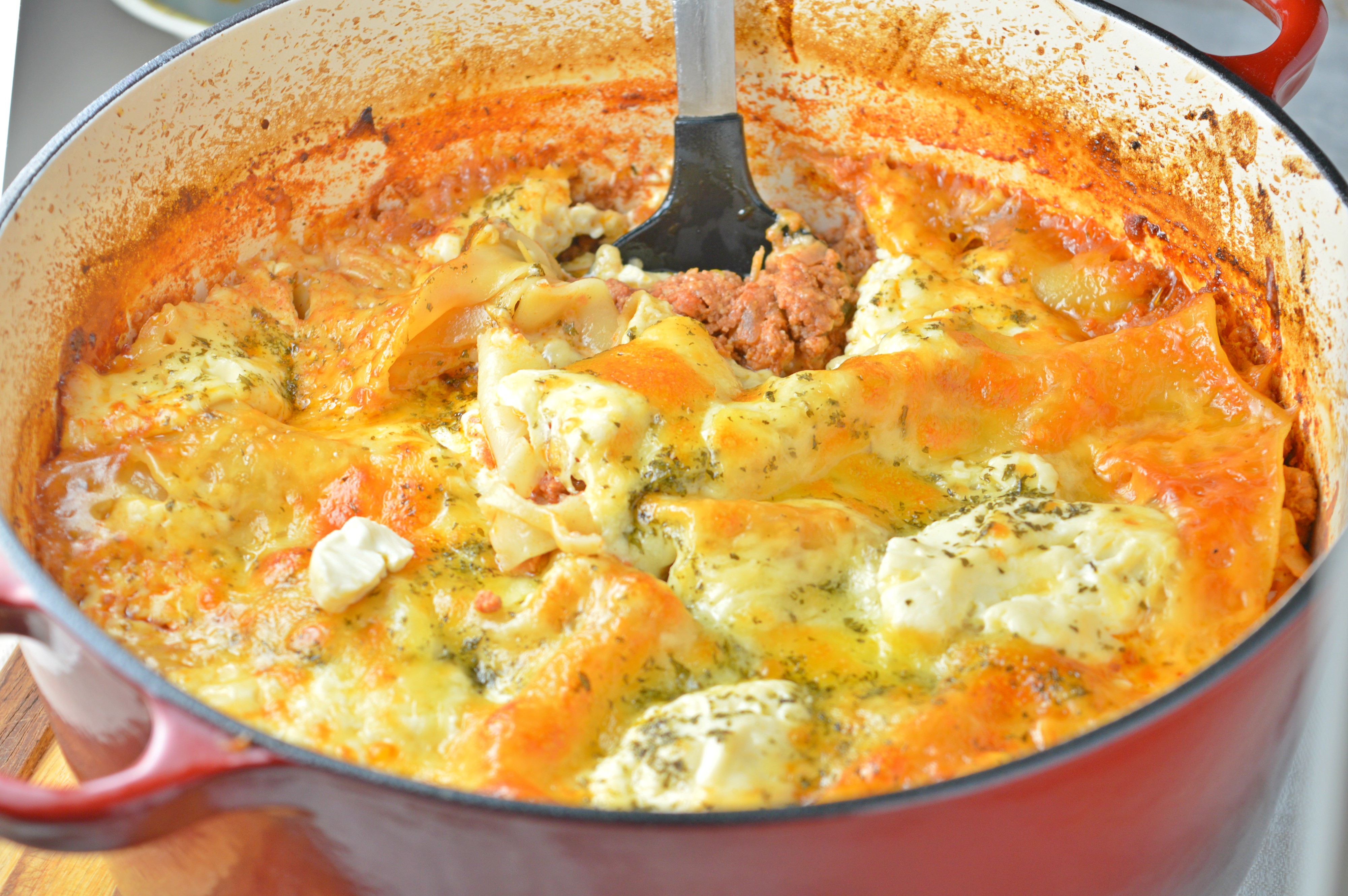 Delicious One Pot Lasagna