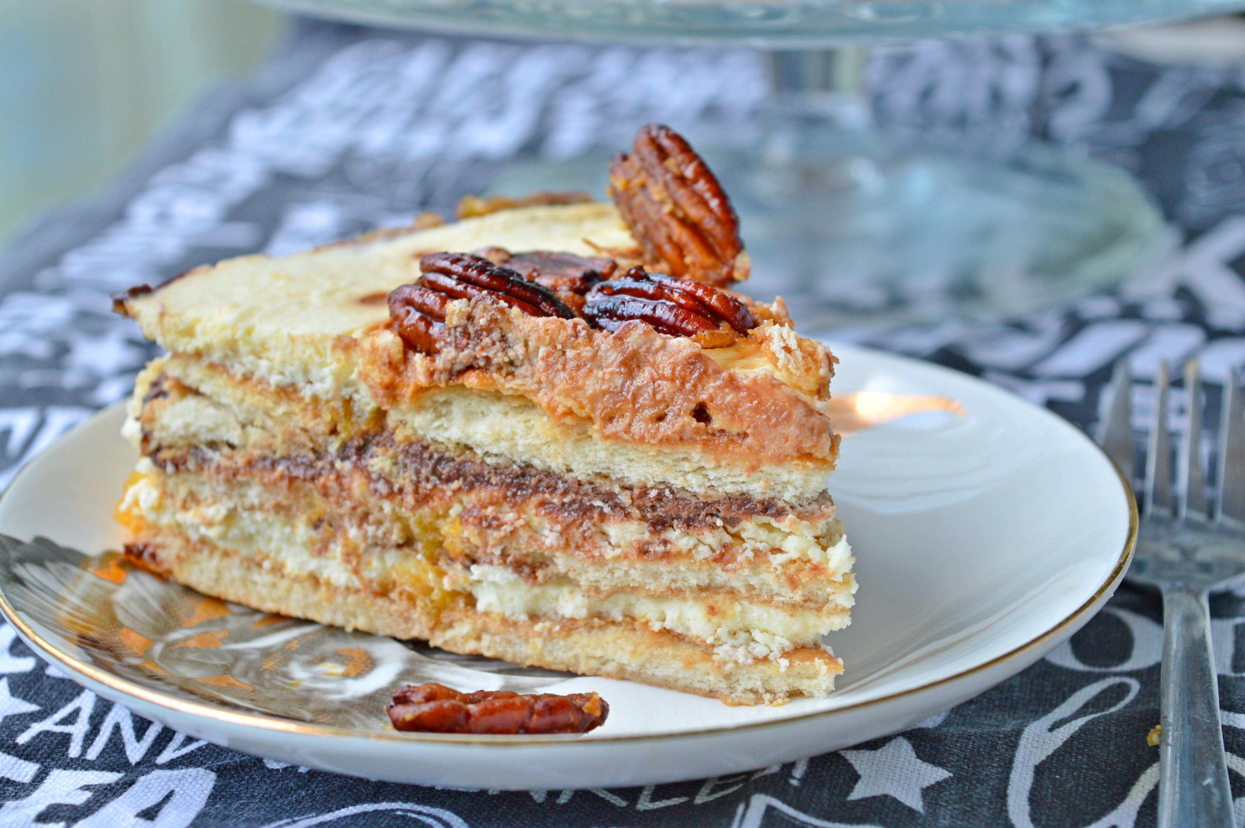 Pumpkin & Chocolate Biscuit Cake