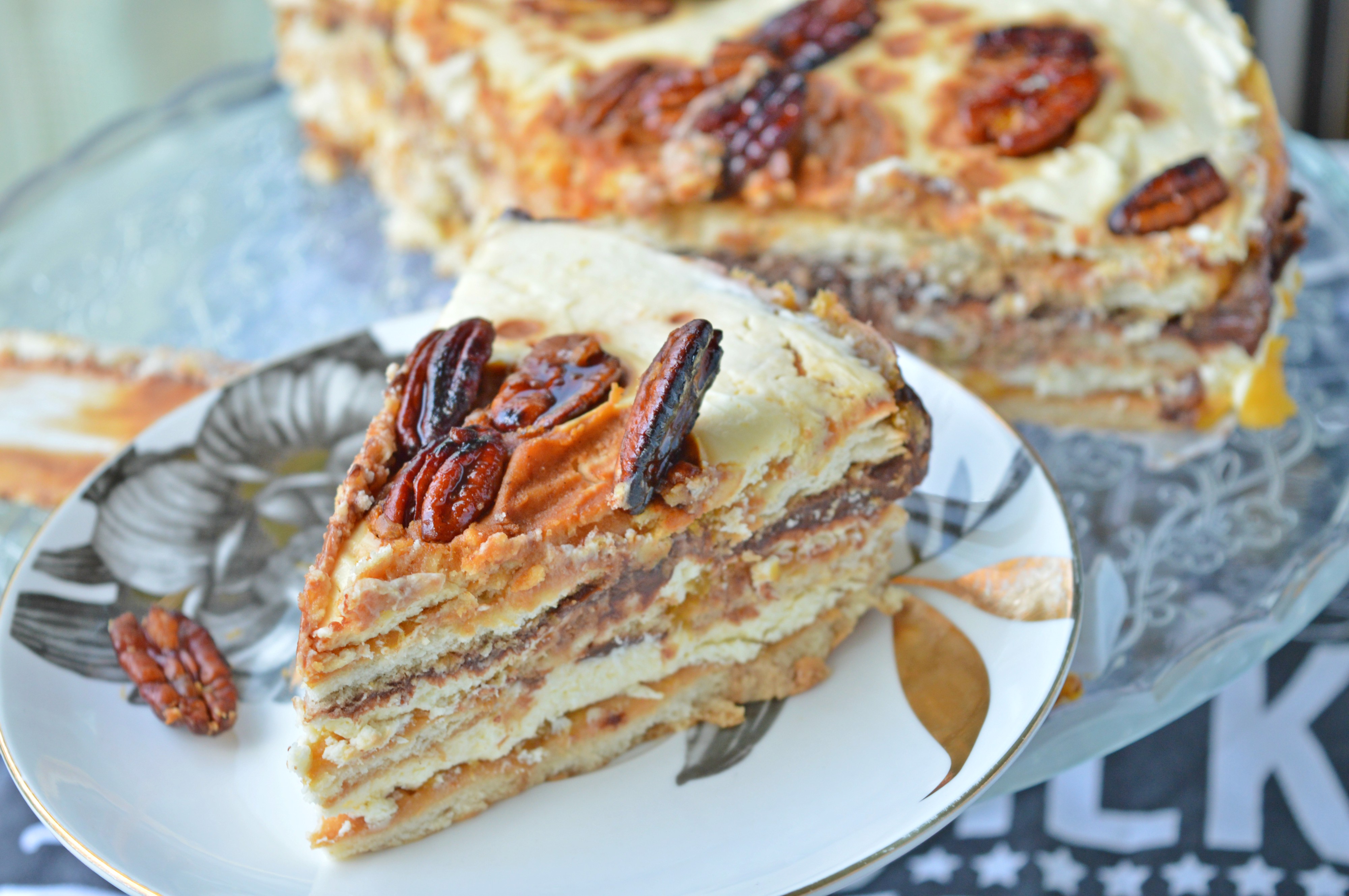 Pumpkin & Chocolate Biscuit Cake