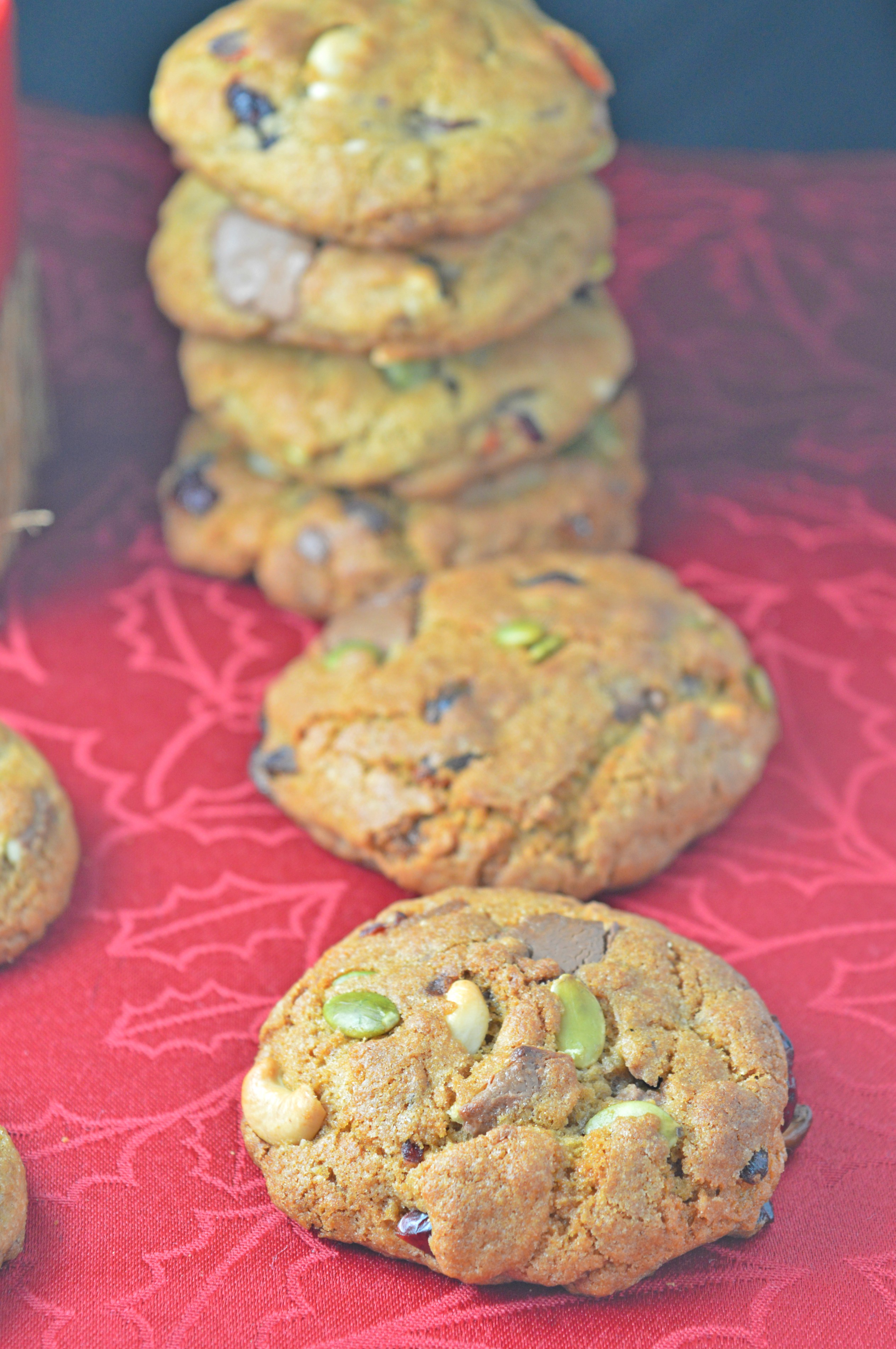 Chunky Nuts, Seeds & Chocolate Chip Cookies