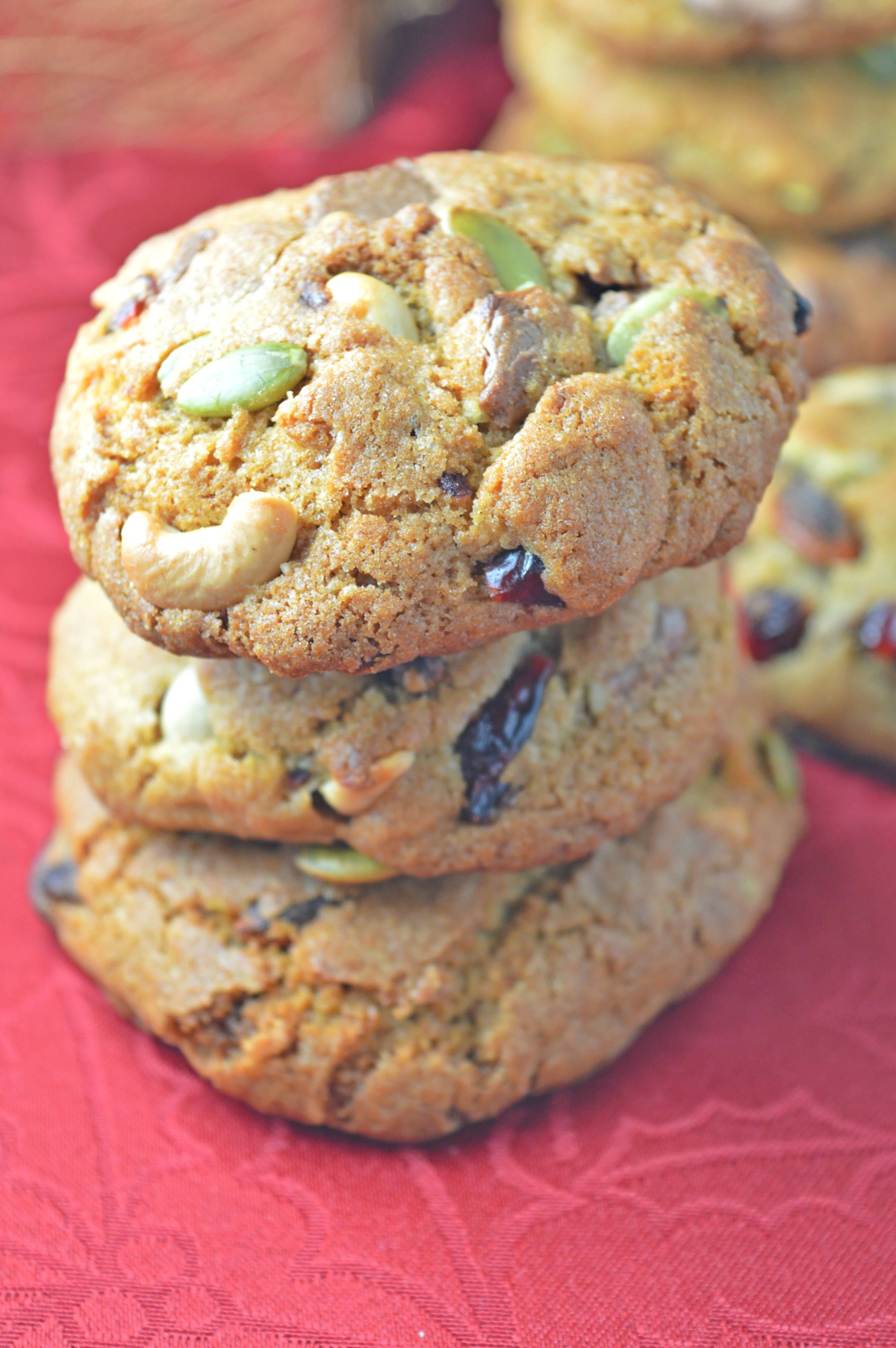 Chunky Nuts, Seeds & Fruit Chocolate Chip Cookies