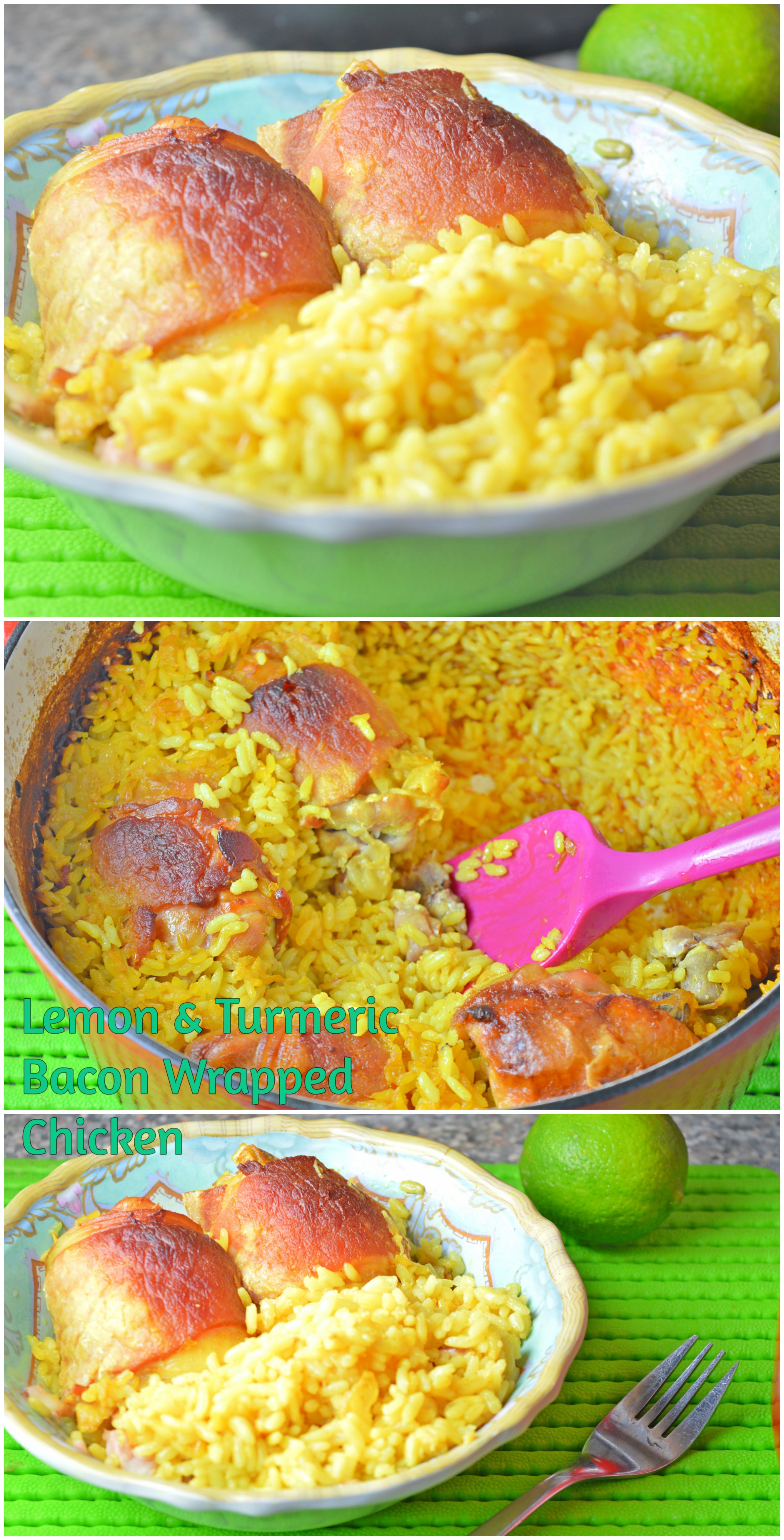 Lime & Turmeric Bacon Wrapped Chicken
