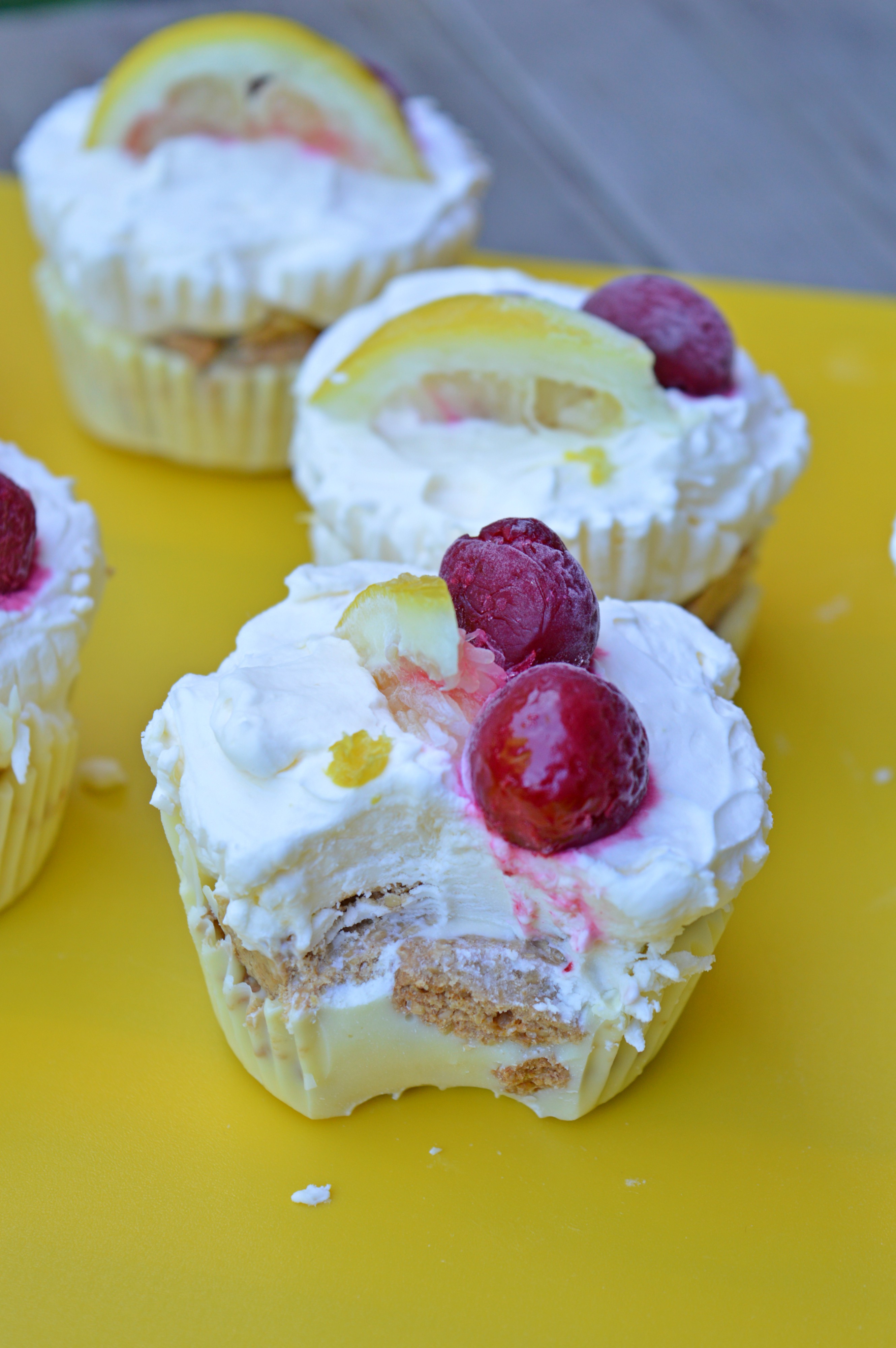 Lemon & Cherry White Chocolate Bites