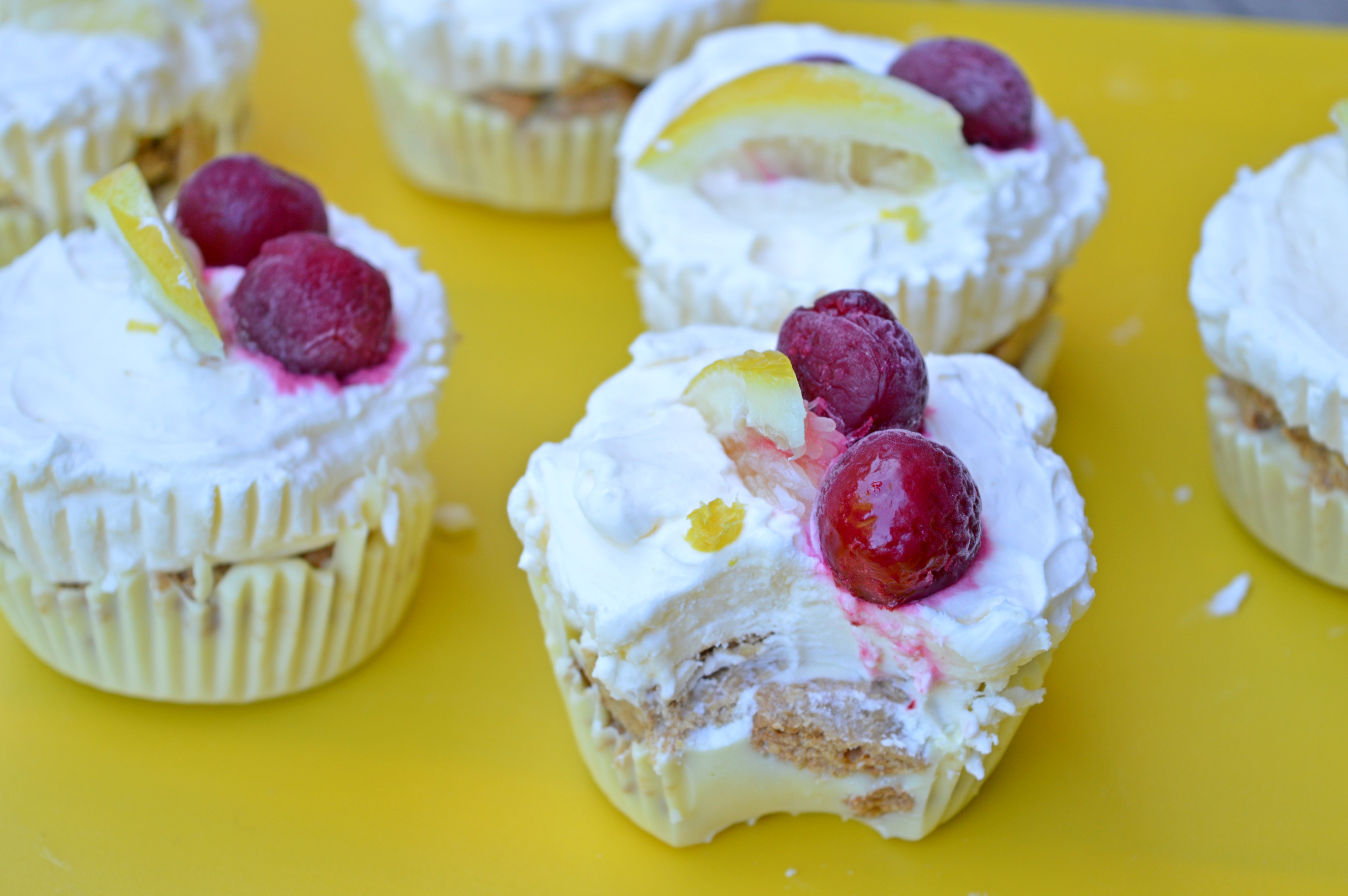 Lemon & Cherry White Chocolate Bites