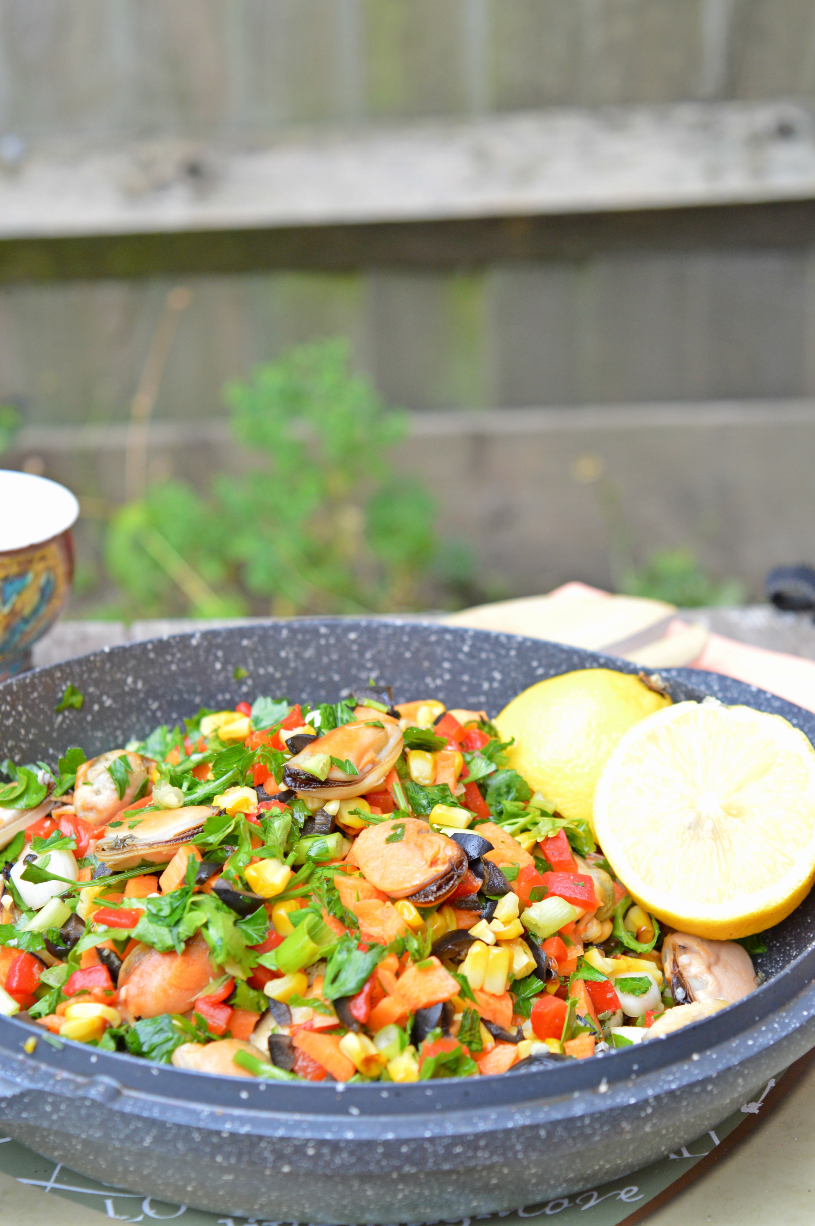Crunchy Mussel Salad