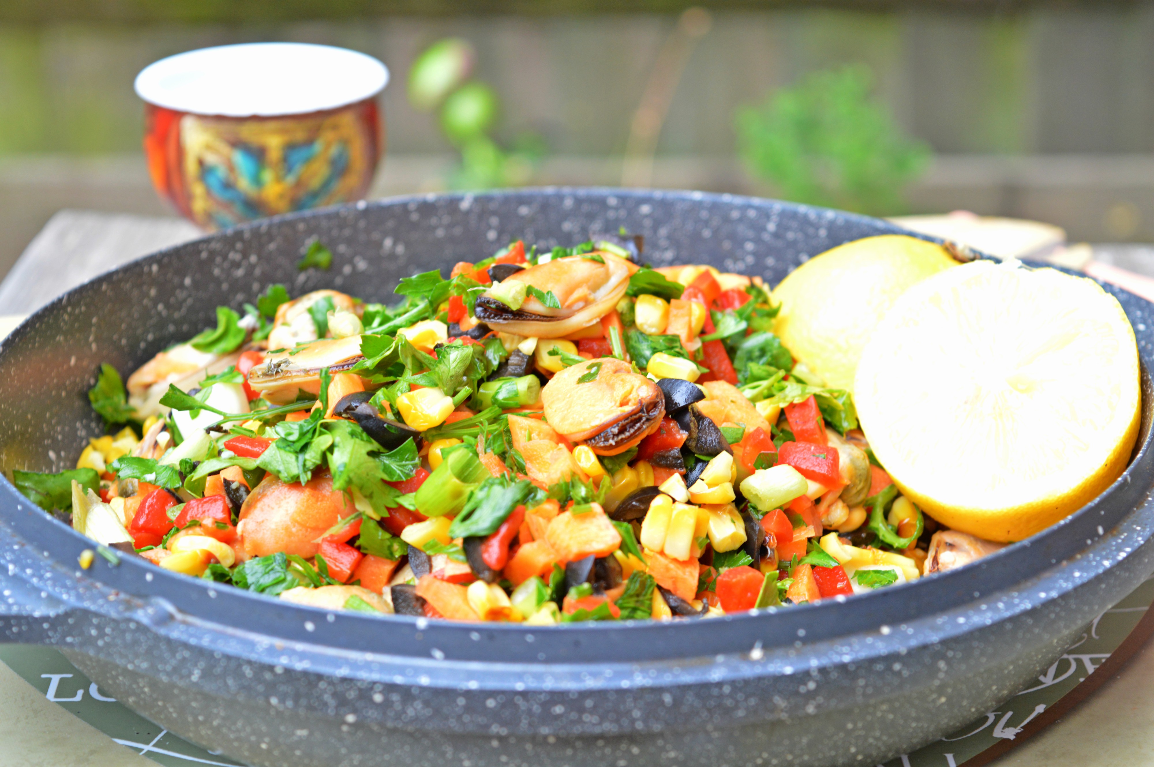 Crunchy Mussel Salad