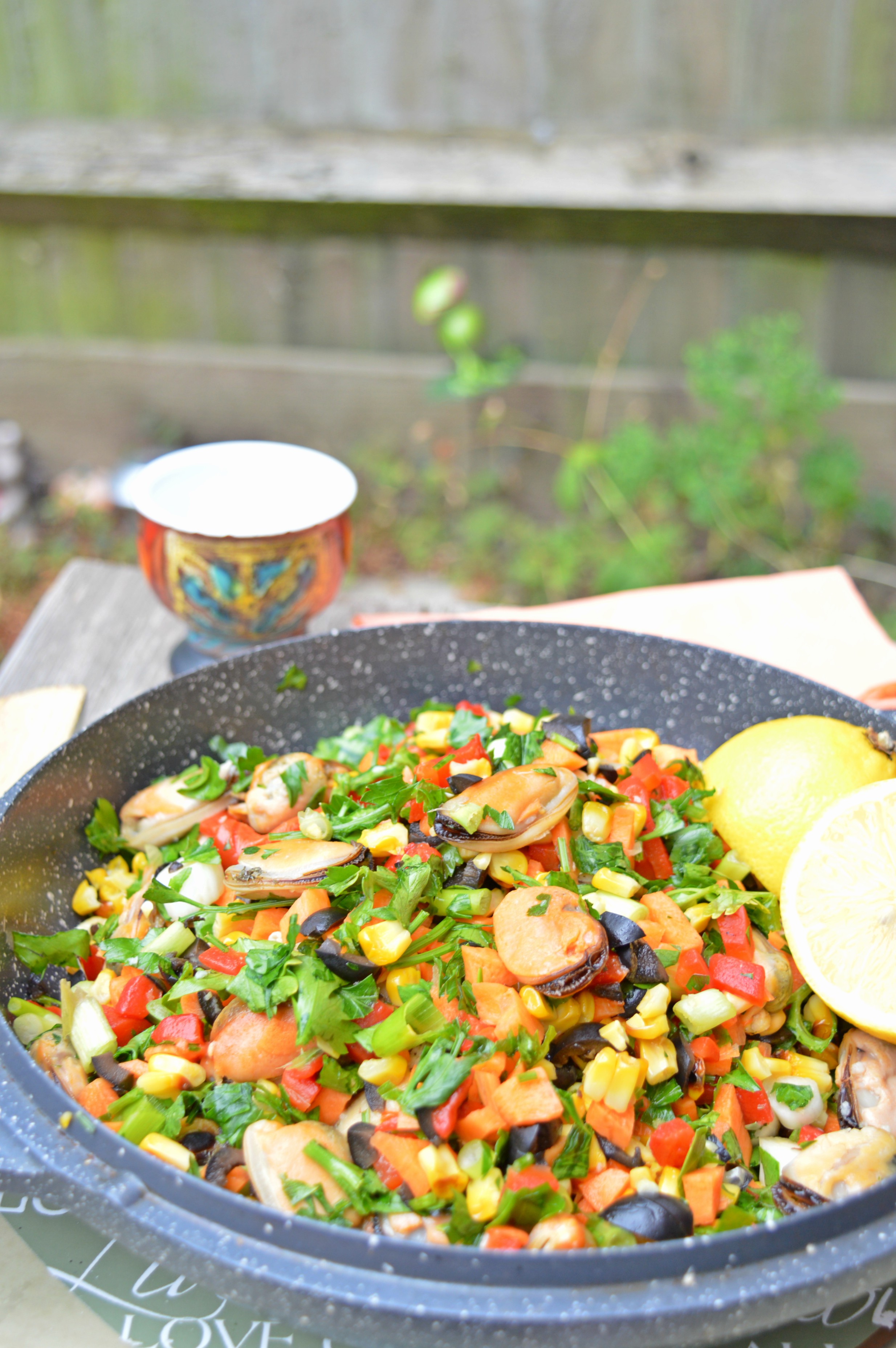 Crunchy Mussel Salad