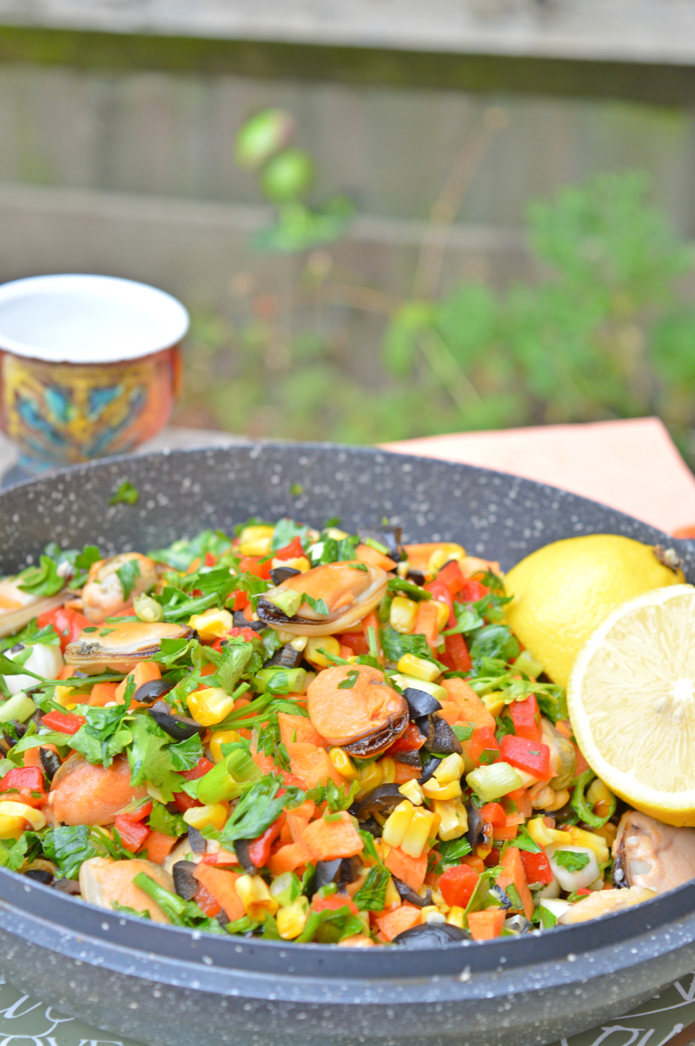 Crunchy Mussel Salad
