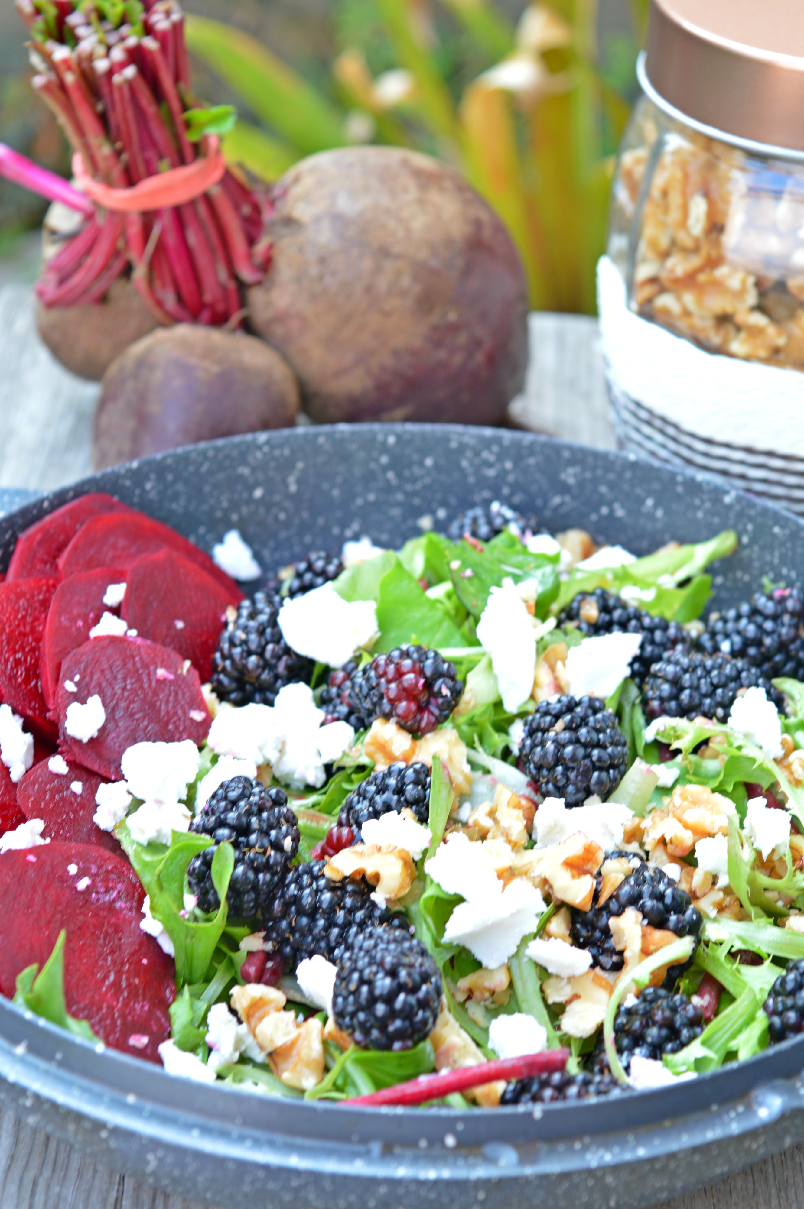 Blackberry & Goat's Cheese Salad