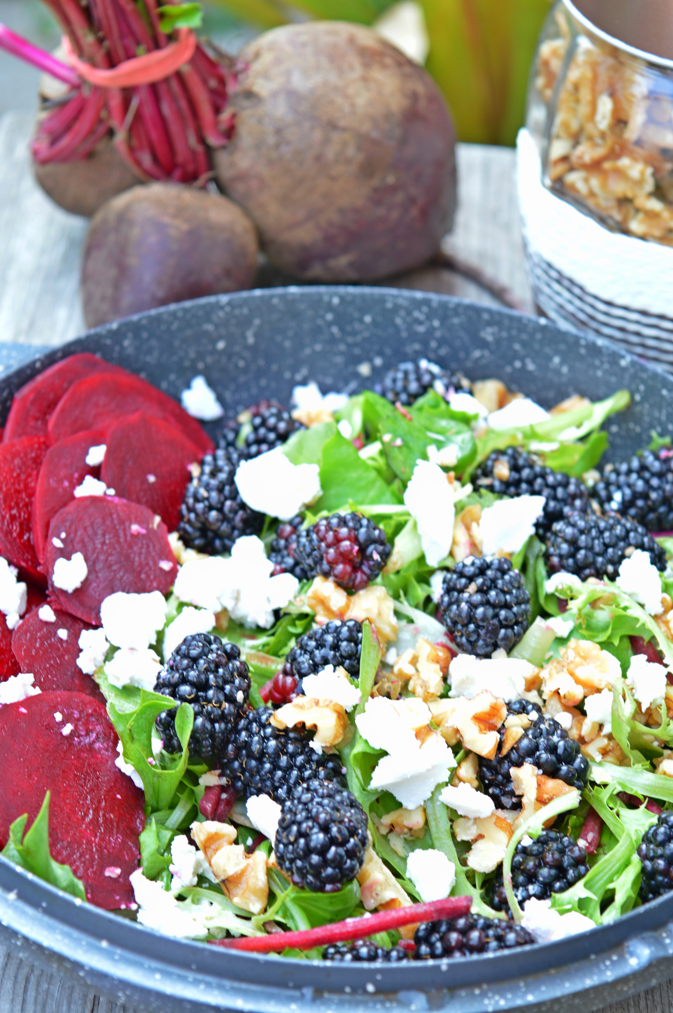 Blackberry & Goat's Cheese Salad