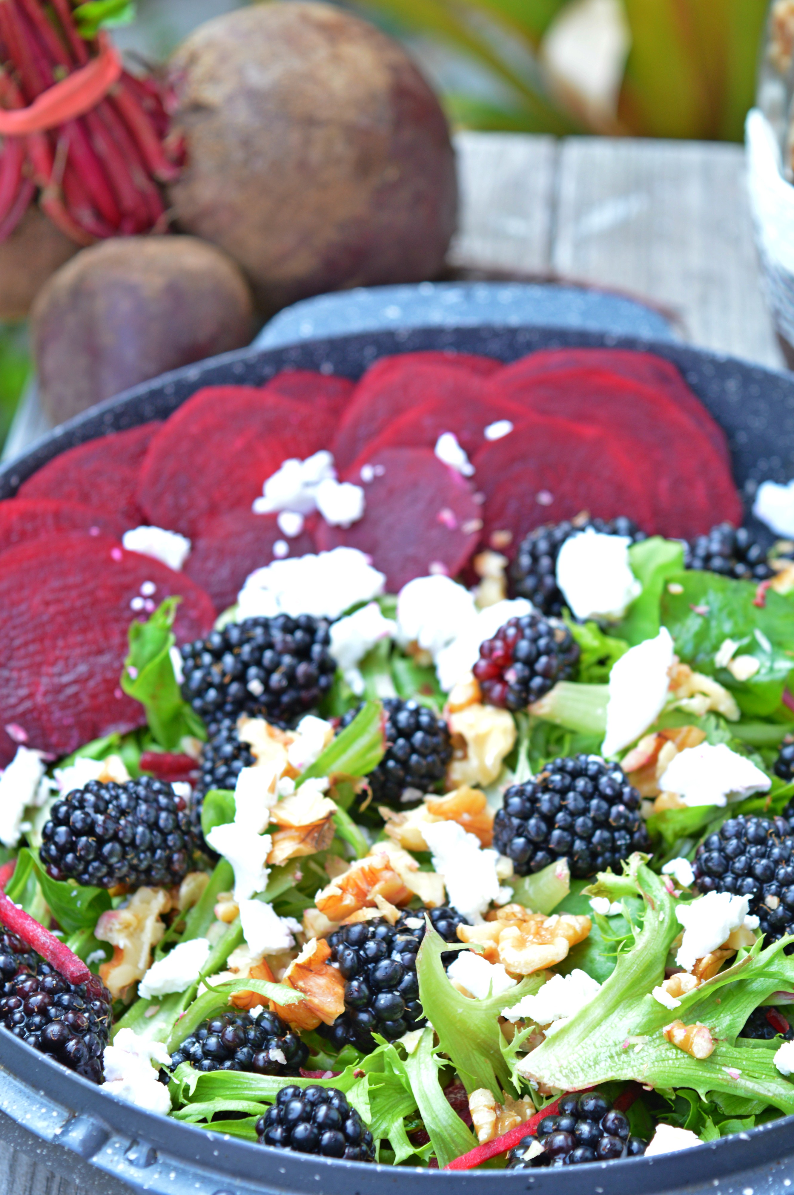 Blackberry & Goat's Cheese Salad