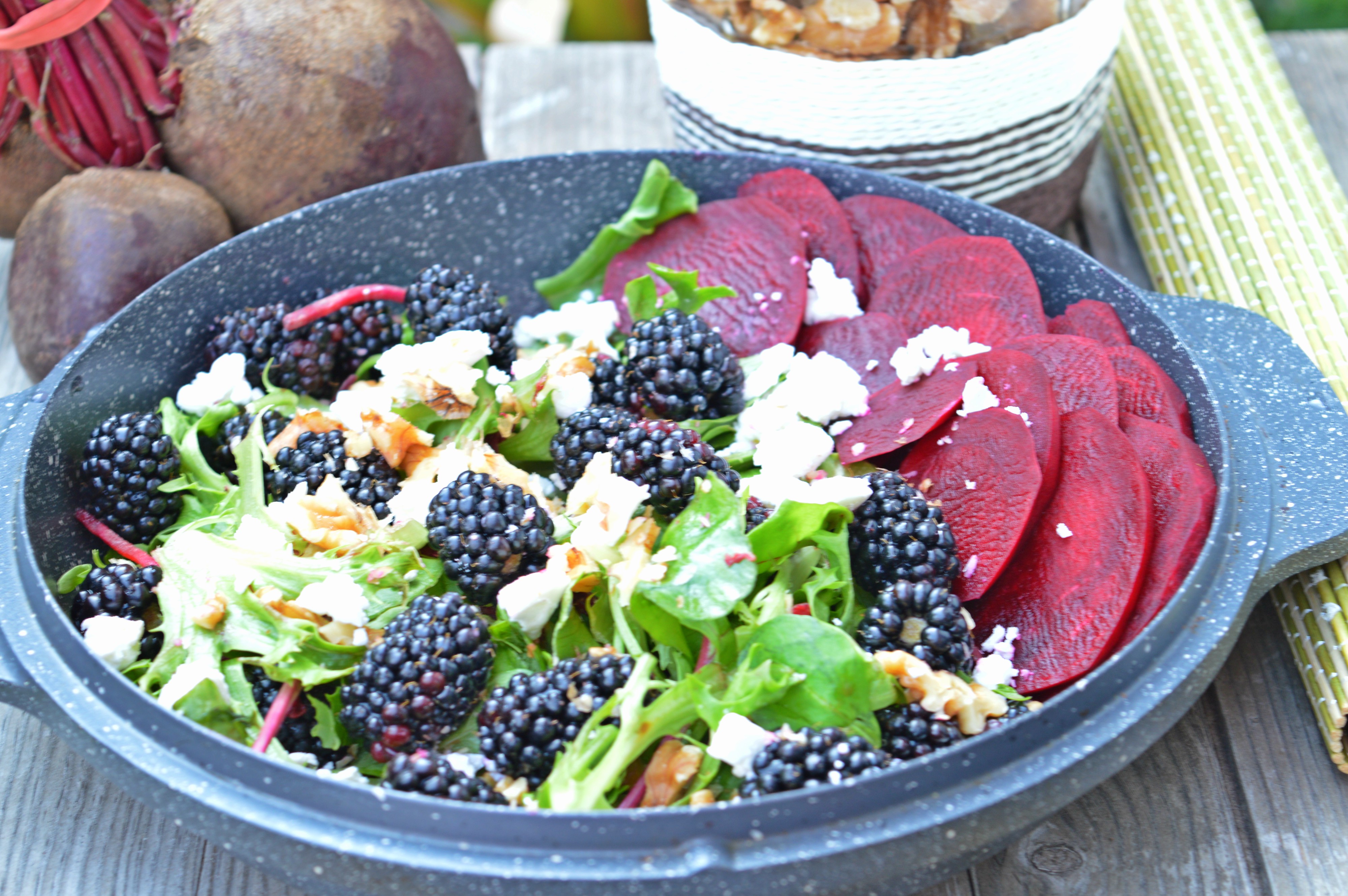 Blackberry Goat's Cheese Salad